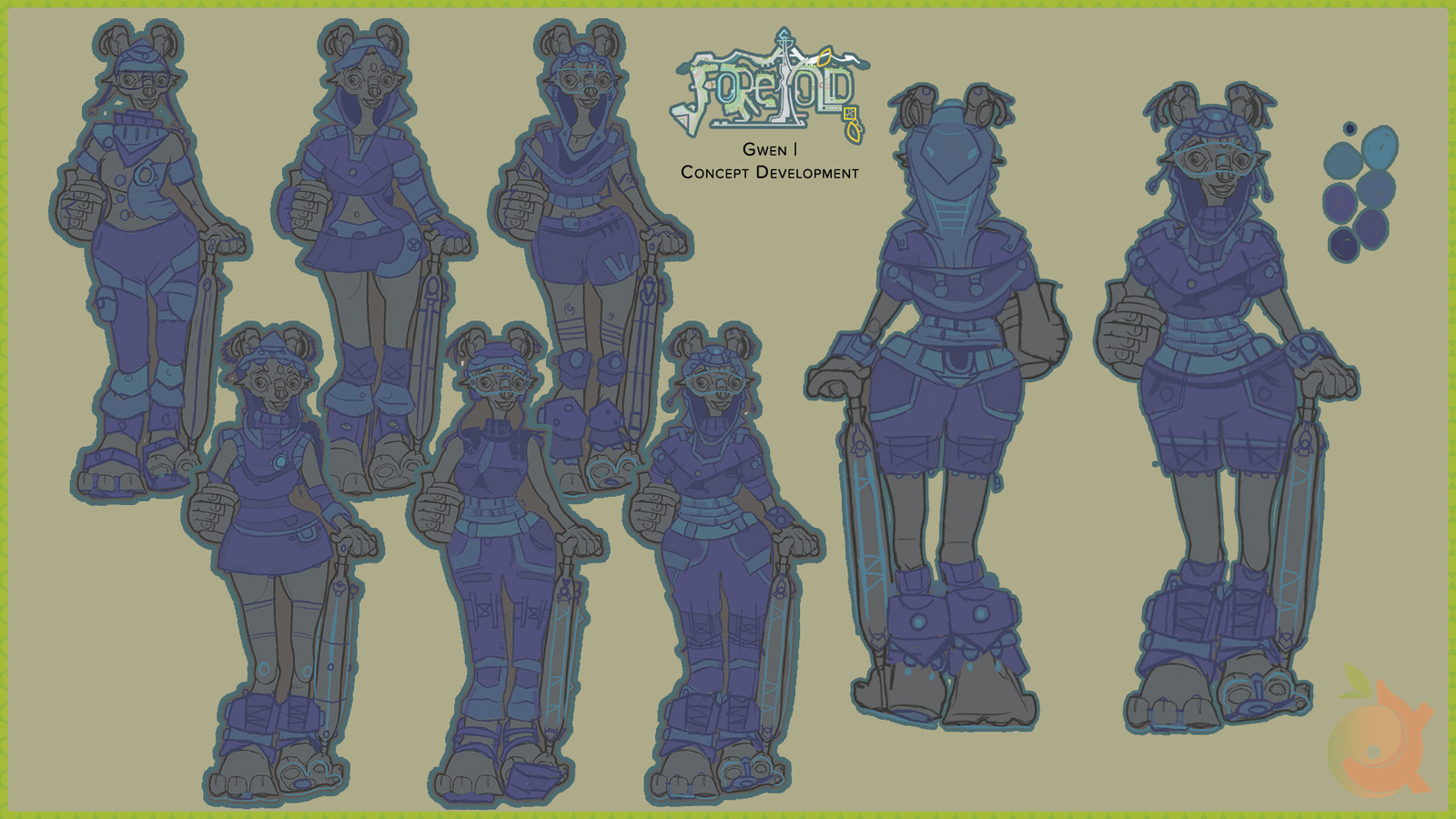 Foretold: Character design #2 | Costume design concepts