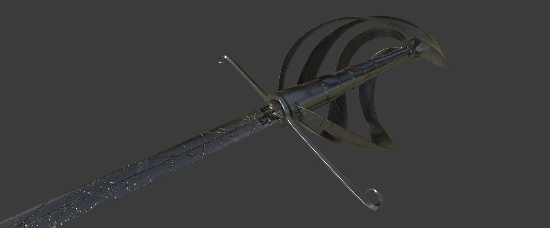 Artstation Dnd 3 Elizabethan Rapier Avi Schiffmann