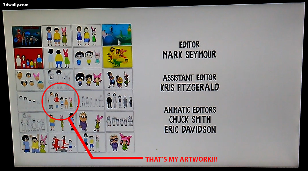 My fan art was chosen to be shown on the show during the end credits of the season 7 premiere.