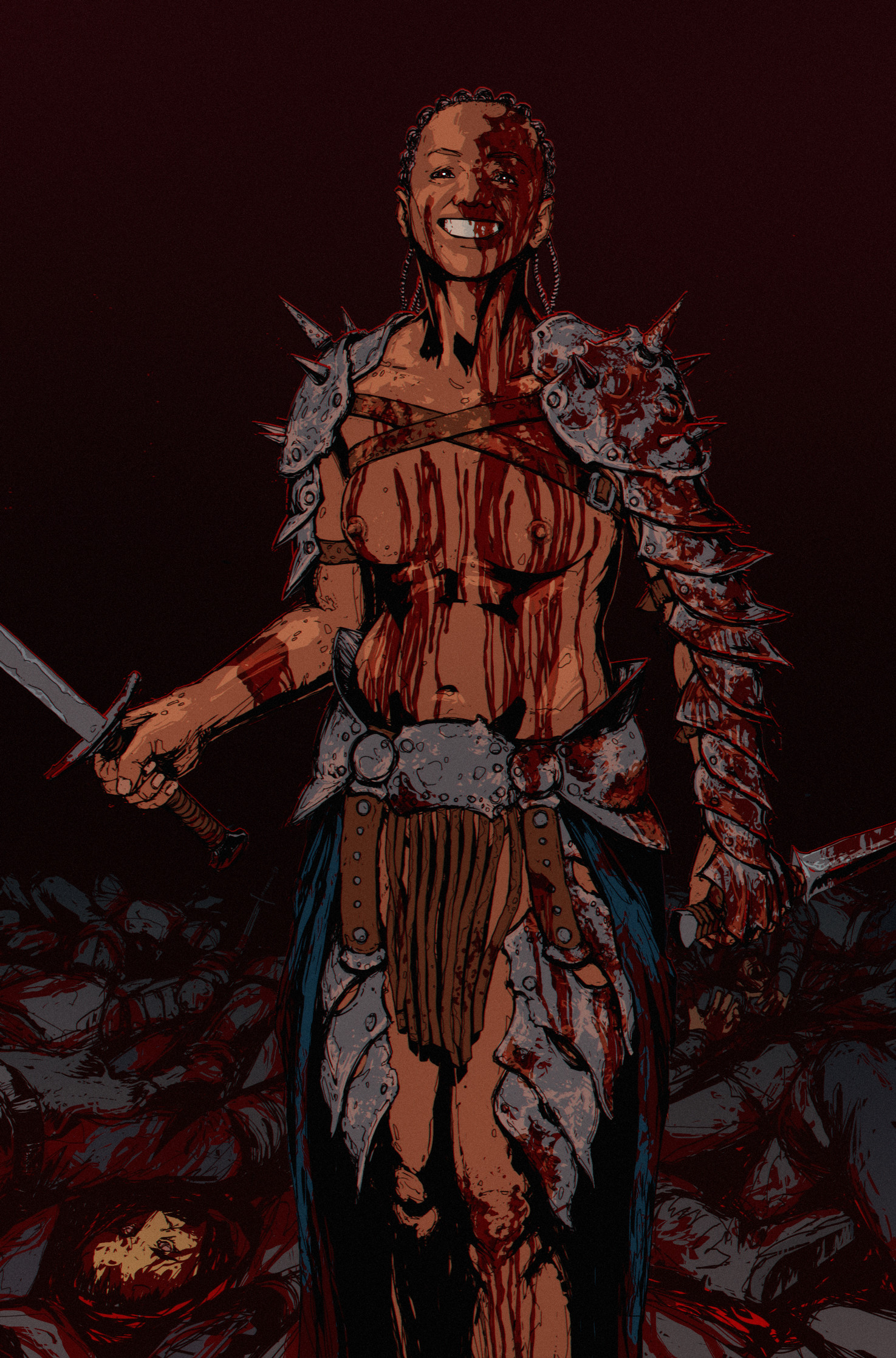 Artstation Dark Fantasy Female Character Rustam Ha