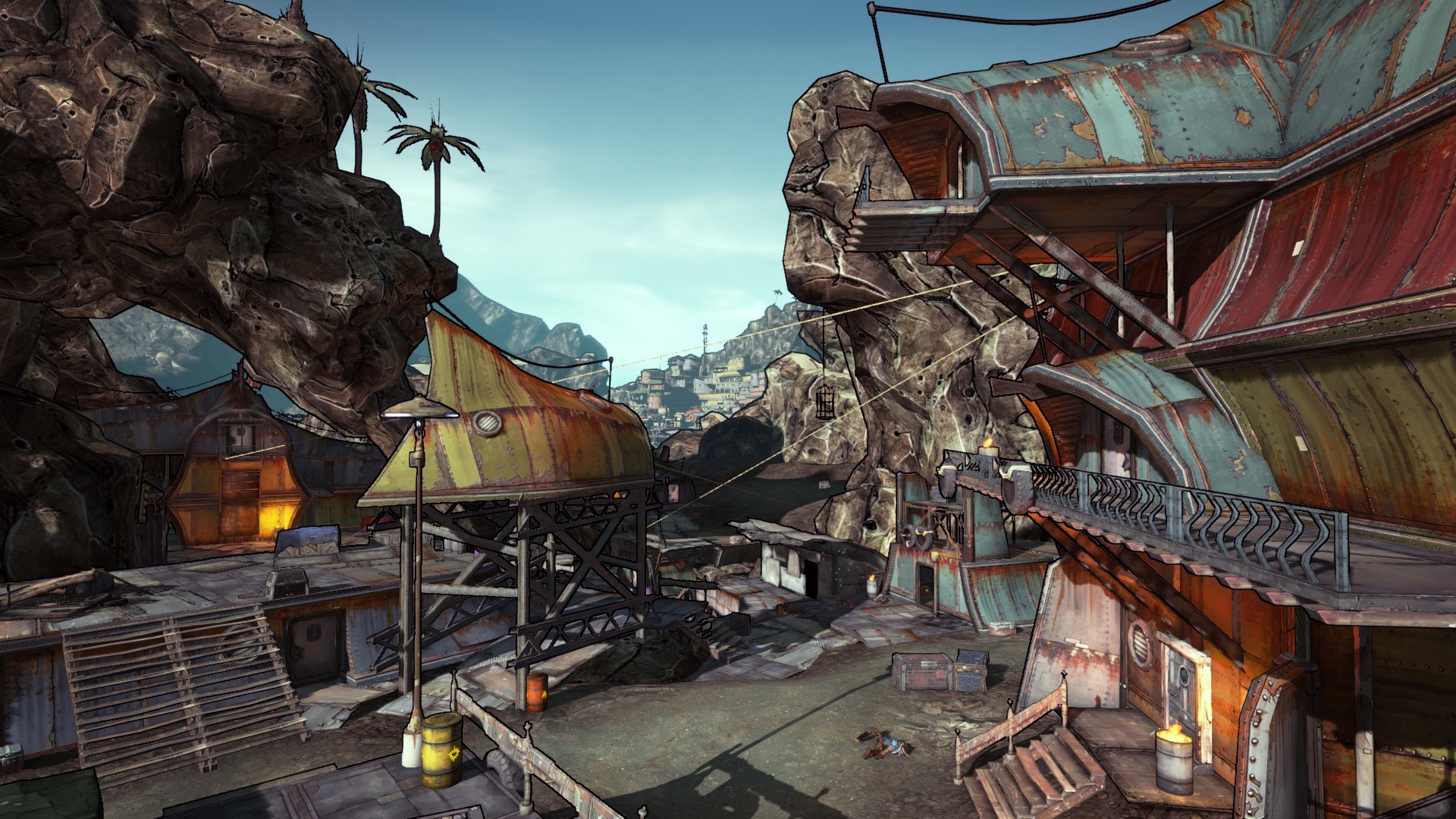 ArtStation - Borderlands 2 Level Design: Oasis