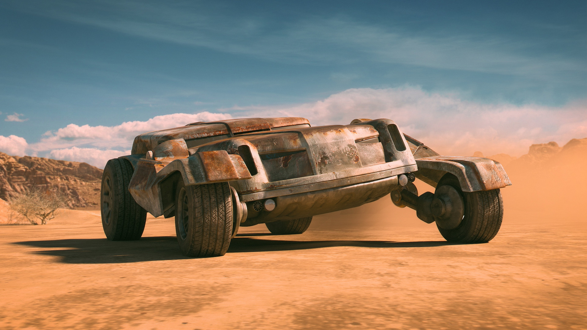 ArtStation - Thunder Mad Tank of Fury