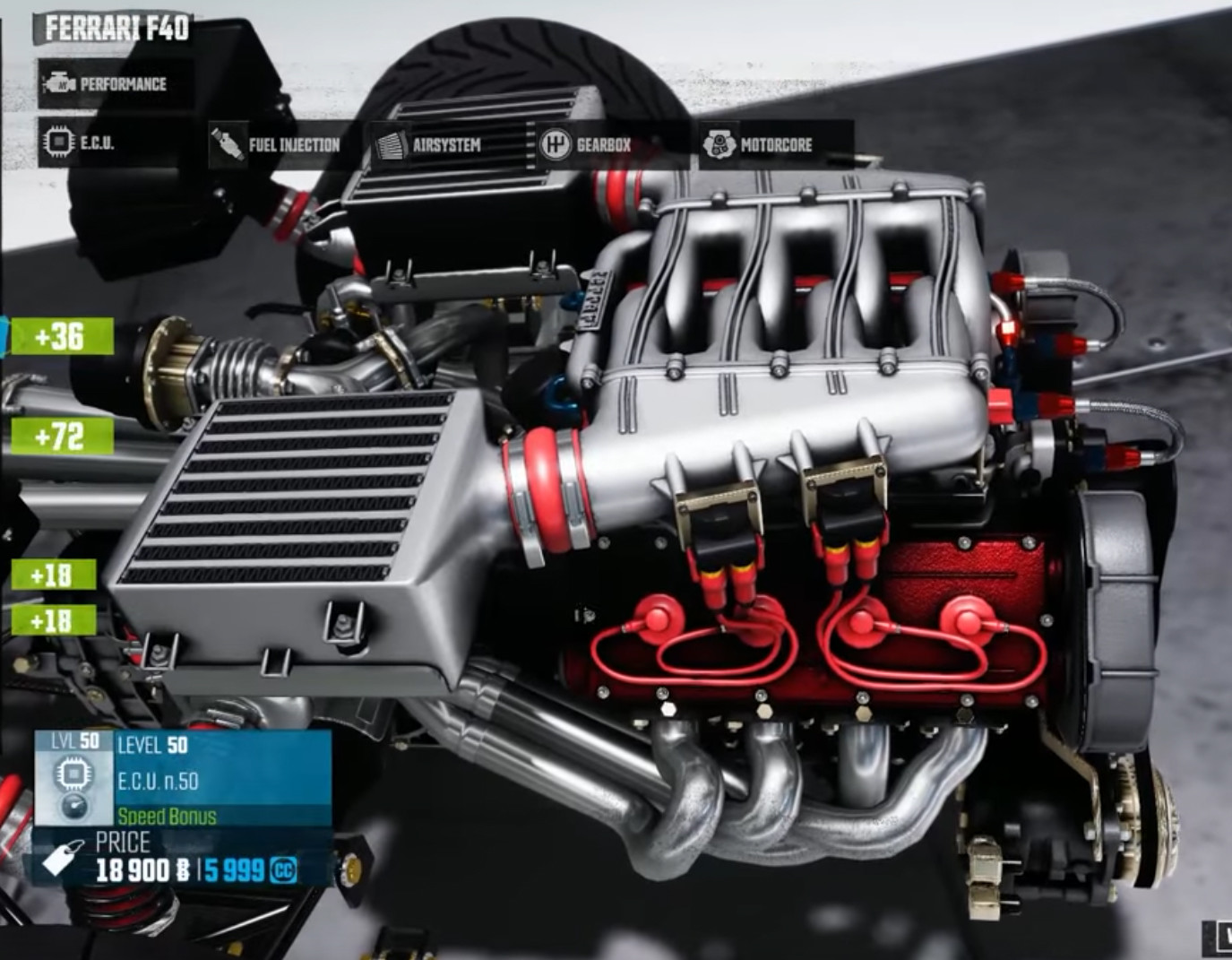 Artstation Ferrari F40 Engine Bay And Mechanical Parts Andrea Sanna