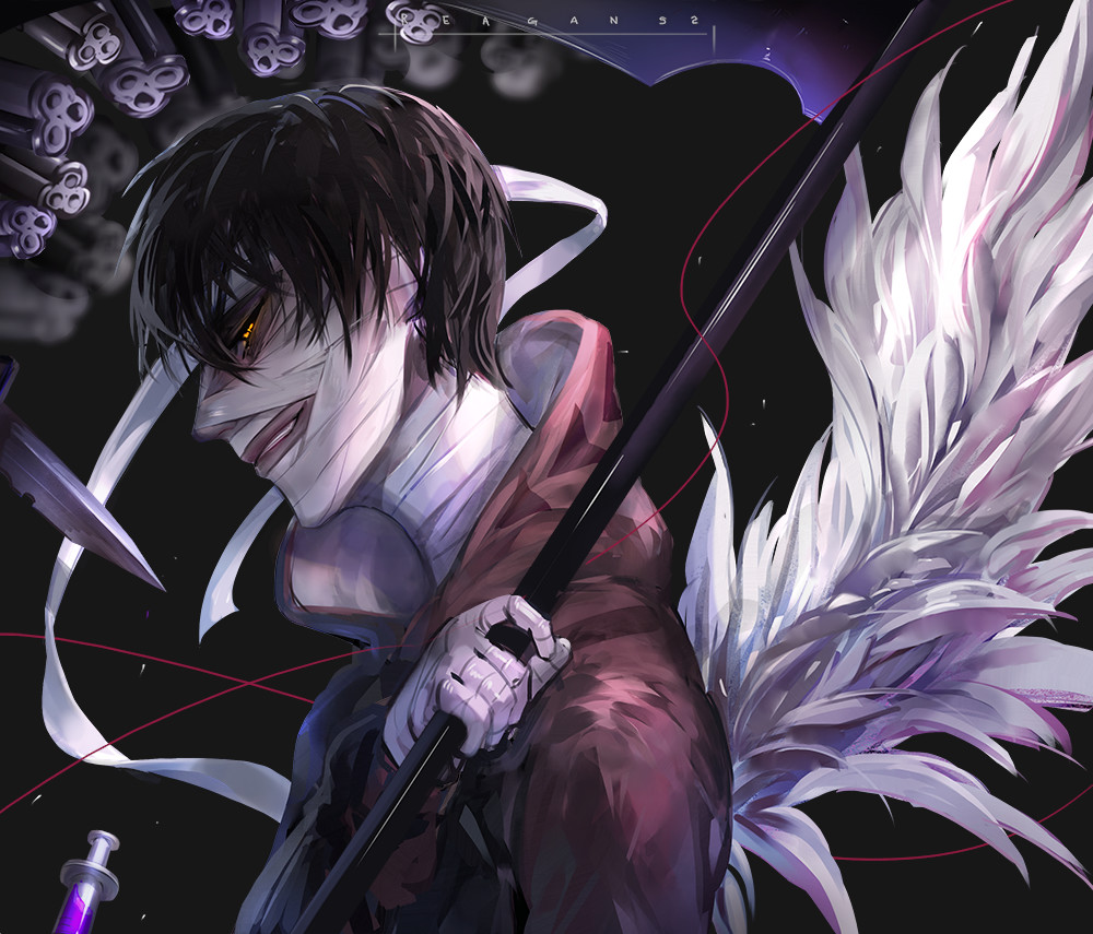 Artstation Angel Of Death Fanart Zack Reagan Kim,Art Artwork Profile Picture