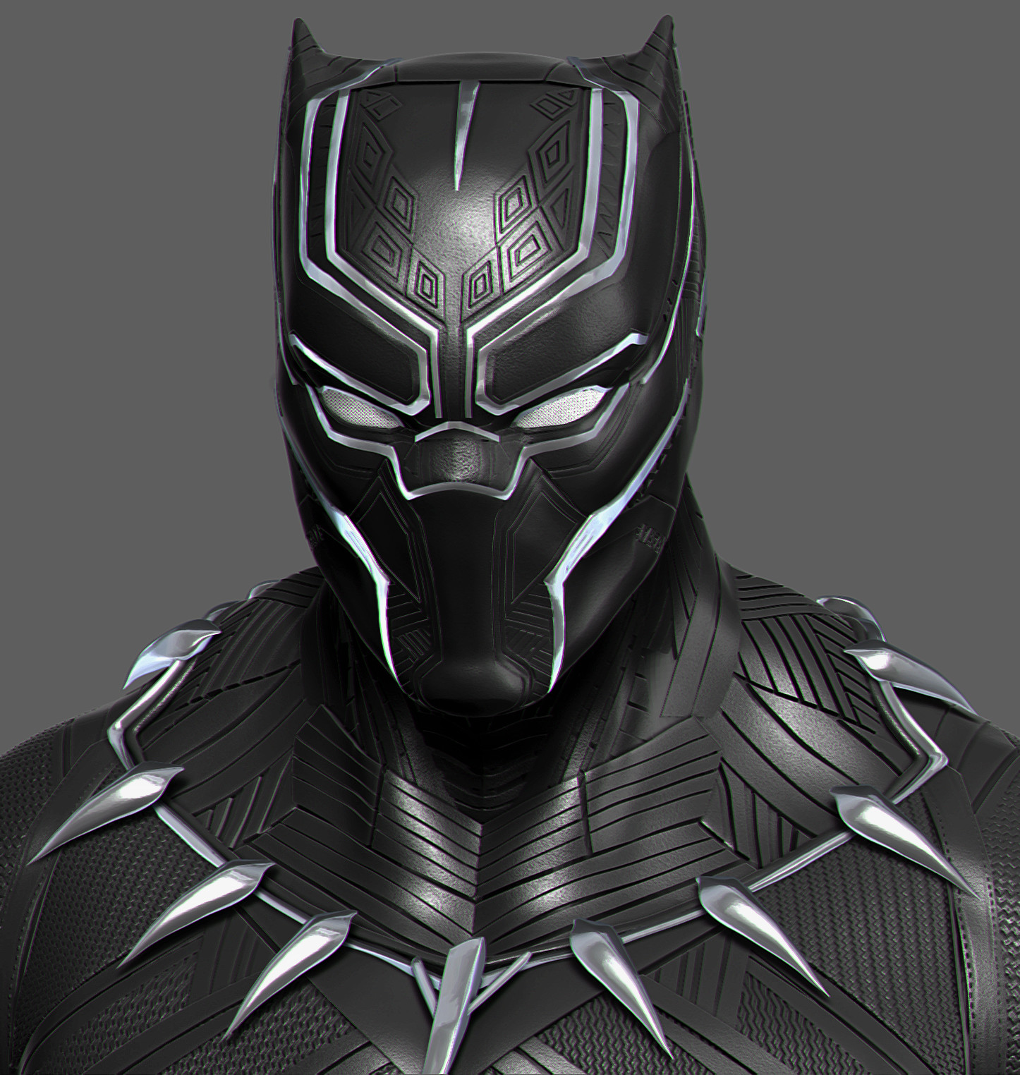 ArtStation Black Panther Civil War Suit Mars