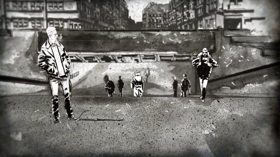 Frame from one of the final animations