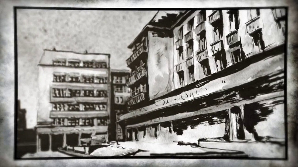 Frame from one of the final animations