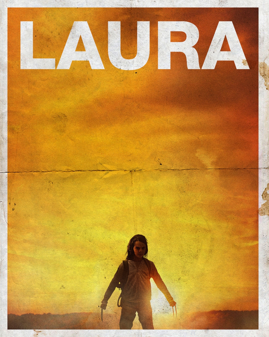 Remade the Logan poster with Laura instead 