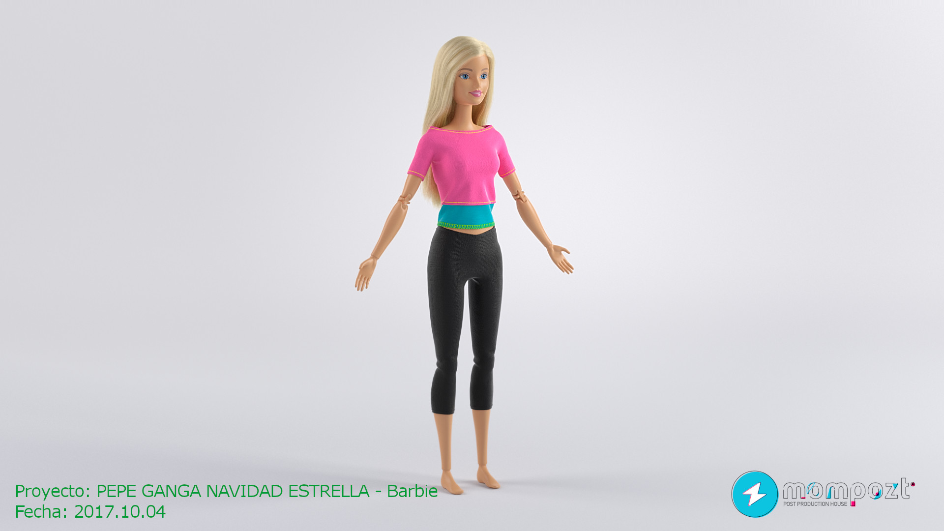 Barbie gimnasta 2025 pepe ganga