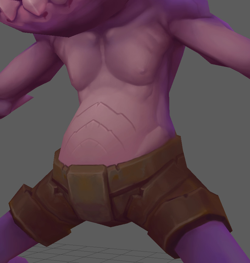 Screenshot from WIP stage of chest.