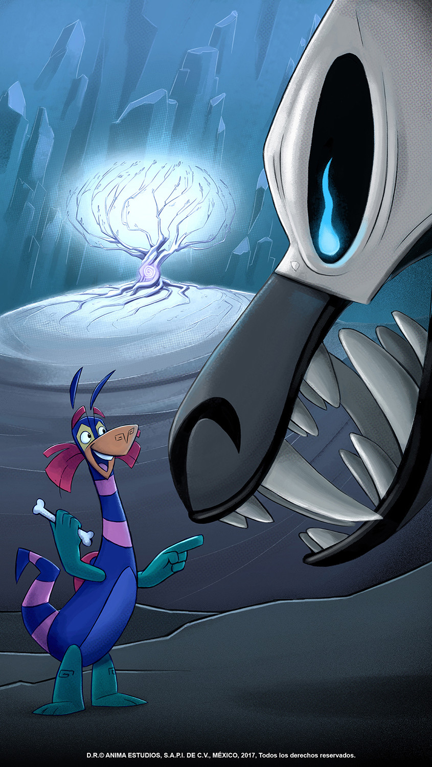 Artwork for the poster of episode 6: Fenrir.