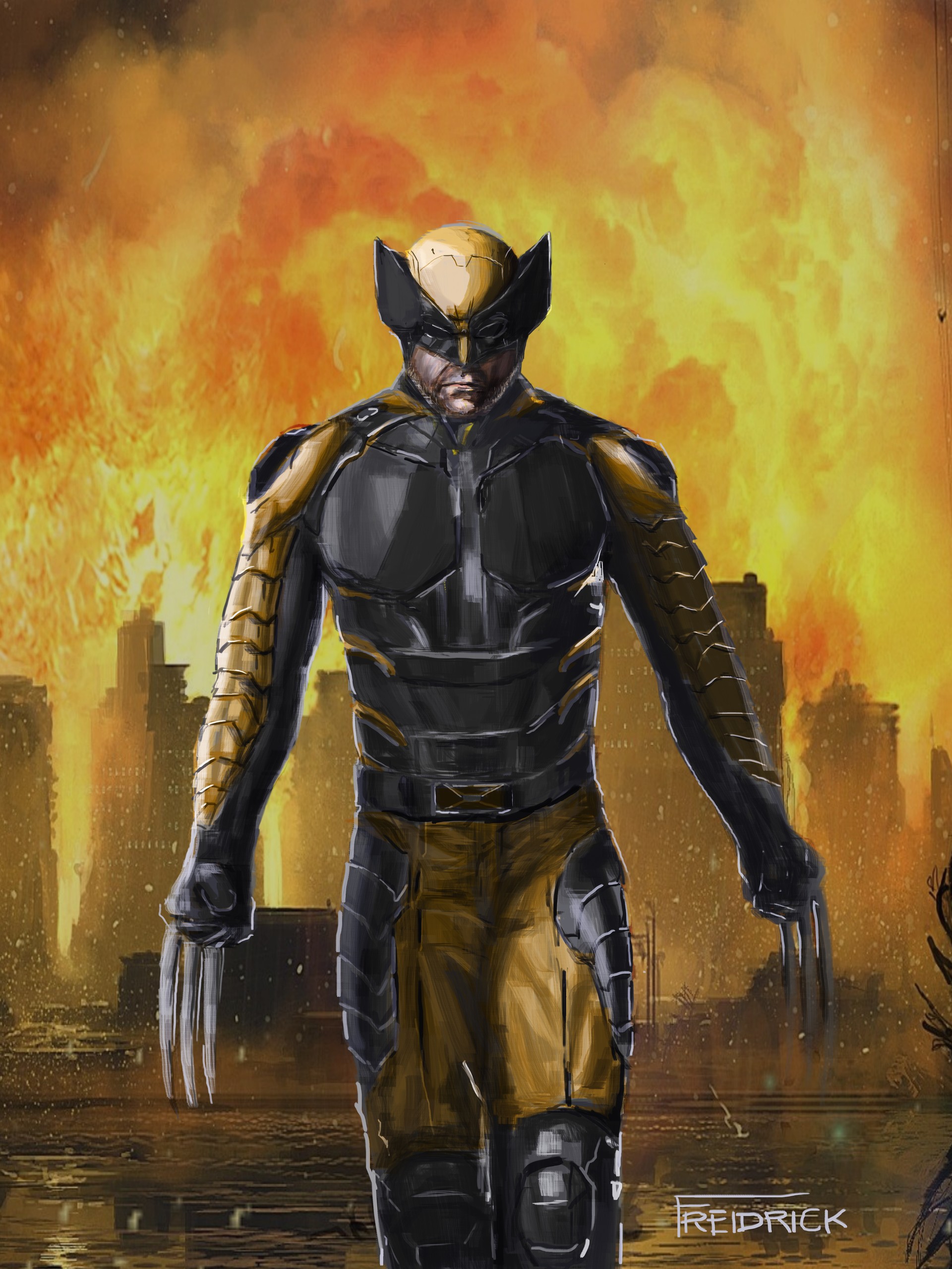 Wolverine Costume Concept Art