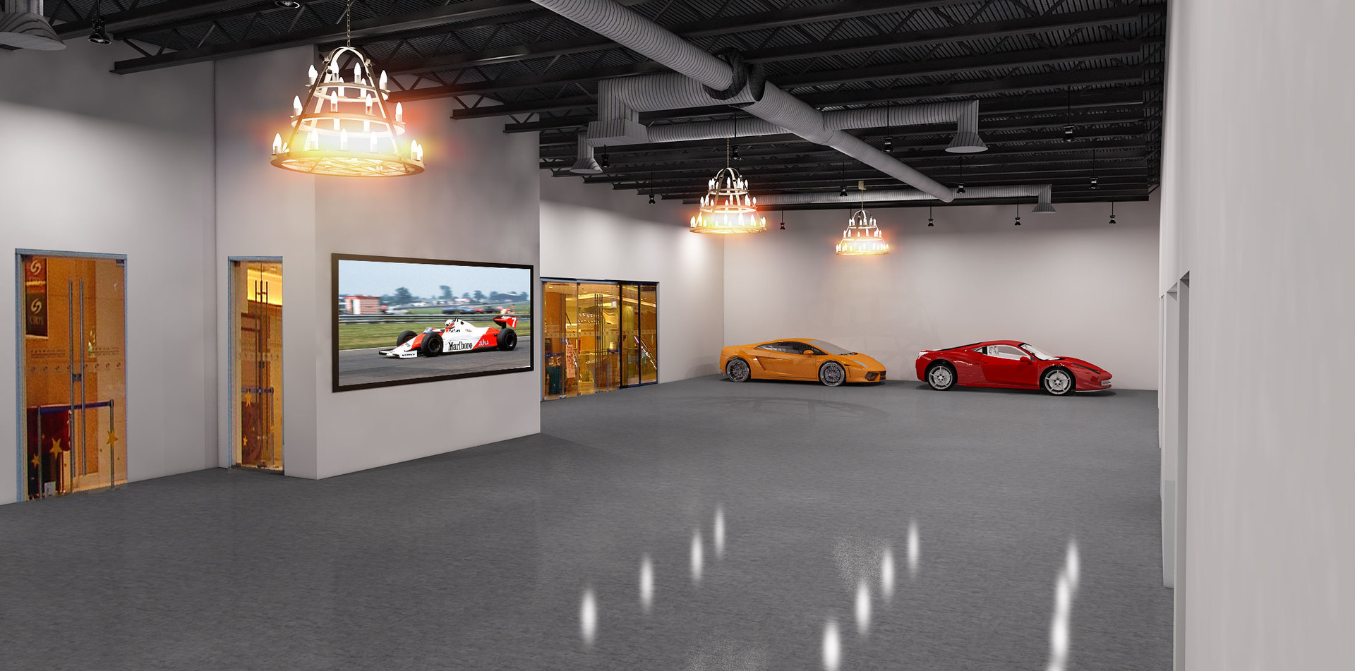 Artstation Car Showroom Design Project Arch Md Mahabubur Rahman