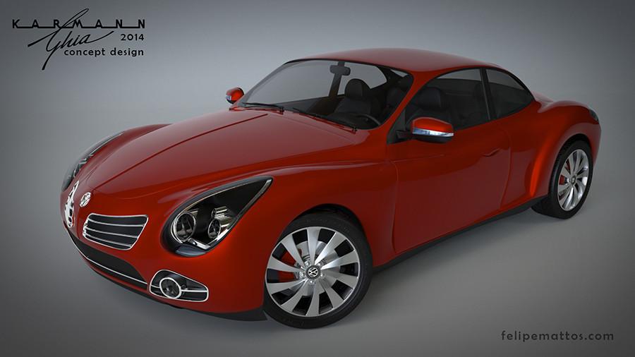 Artstation Automotive Design Karmann Ghia 2014 Concept Design Felipe Mattos