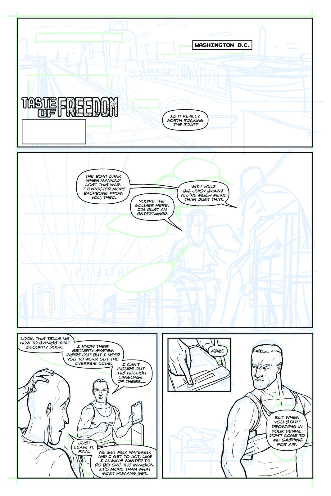 Page 1 Inks Progress