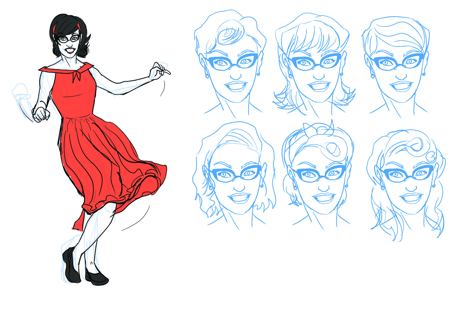 Kate Concept Art - Set 1