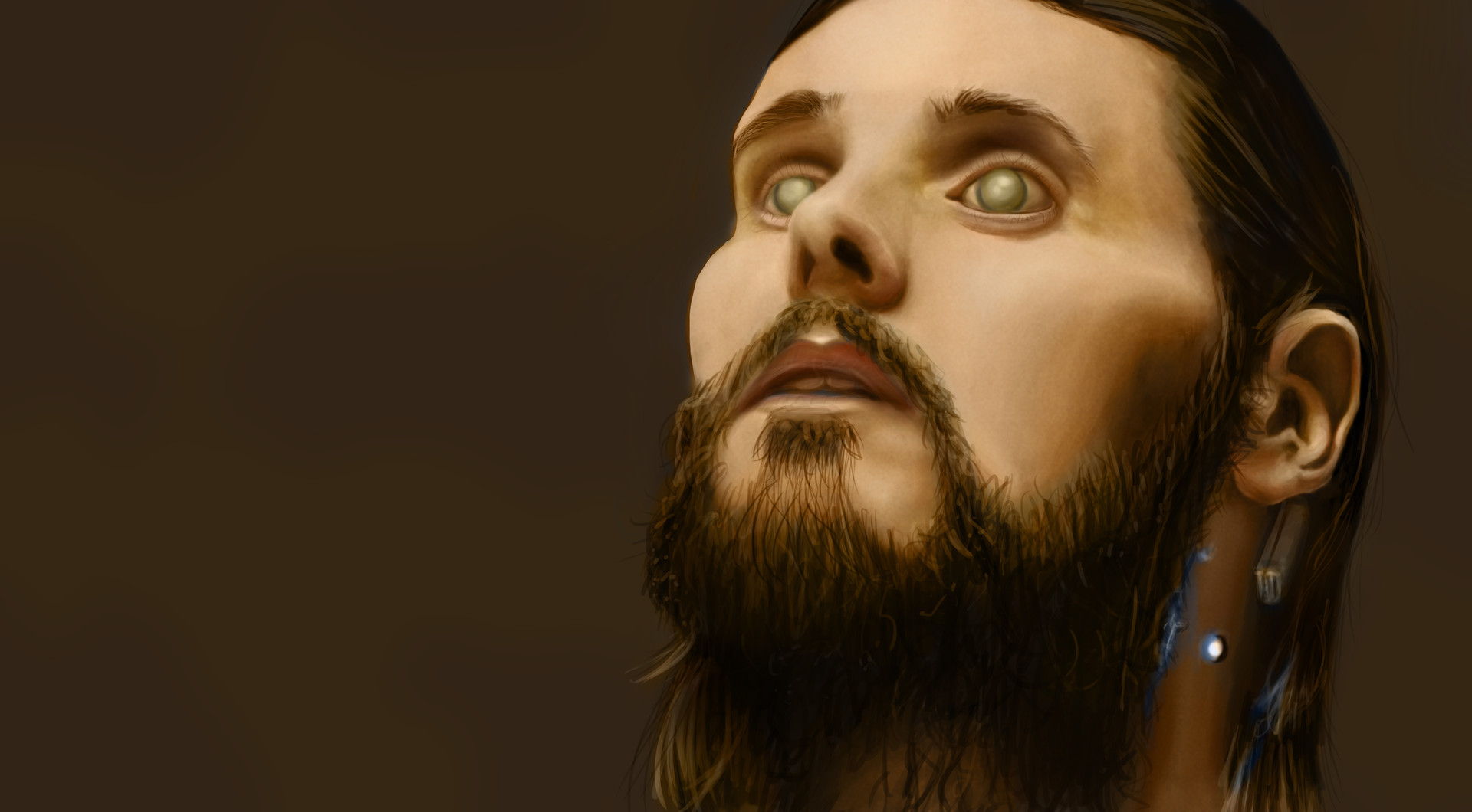 He looking. Ниандер Уоллес. Niander Wallace Art. Wallace avatar. Уоллеса Фойрцайга человек