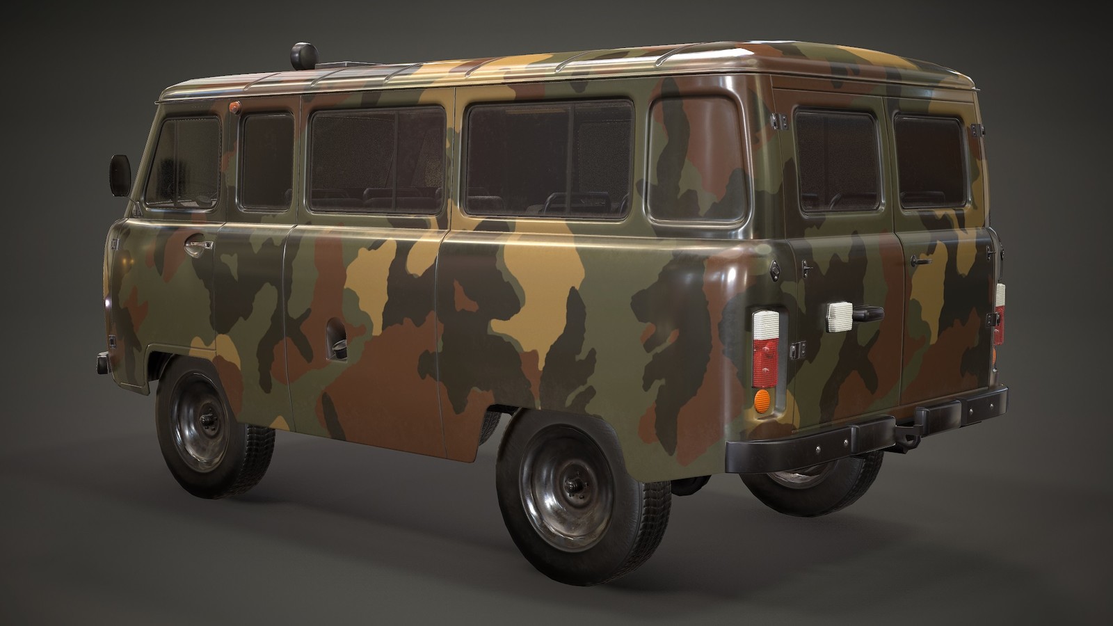 Уаз 452 военный