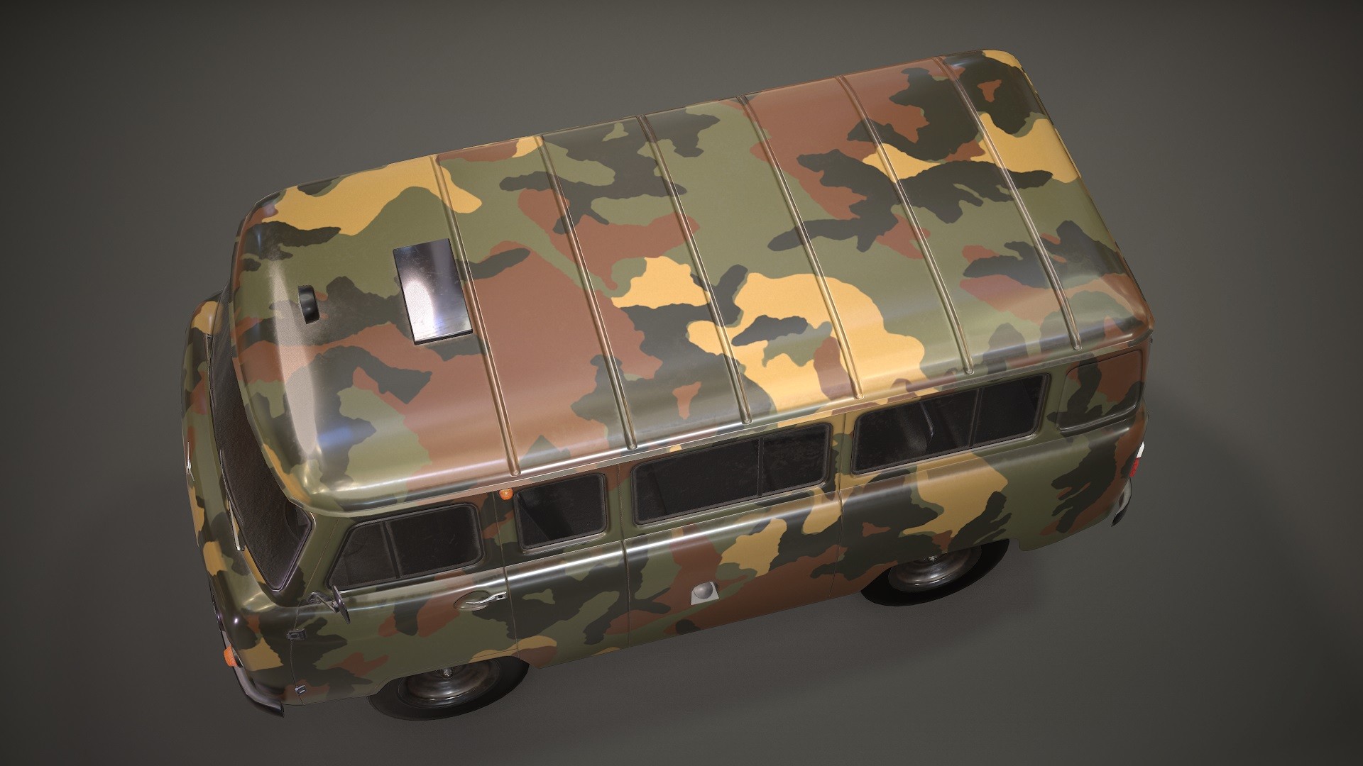 Artstation Uaz 452v 26 Military Houstera Studio