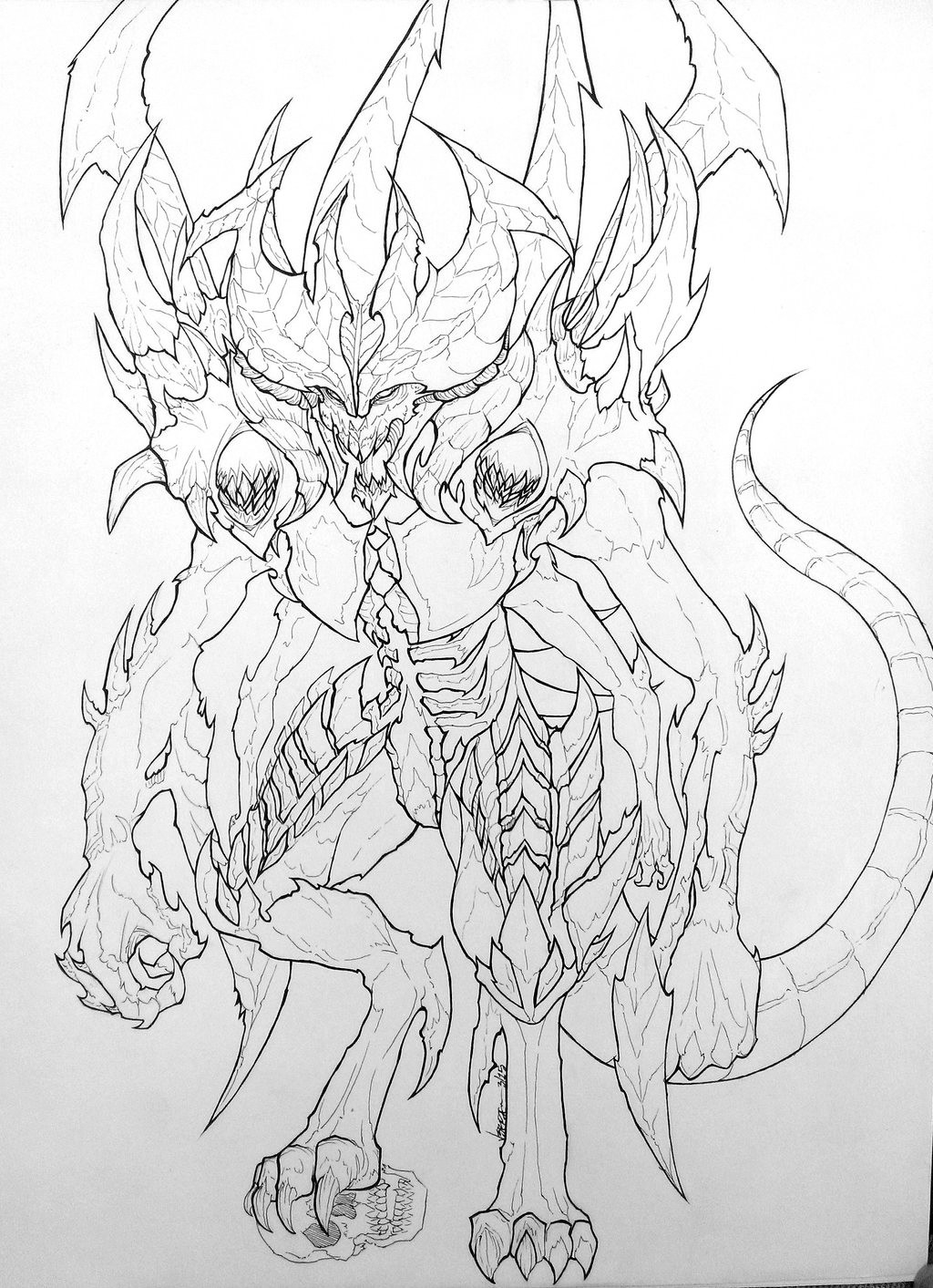 Shadow fiend тату
