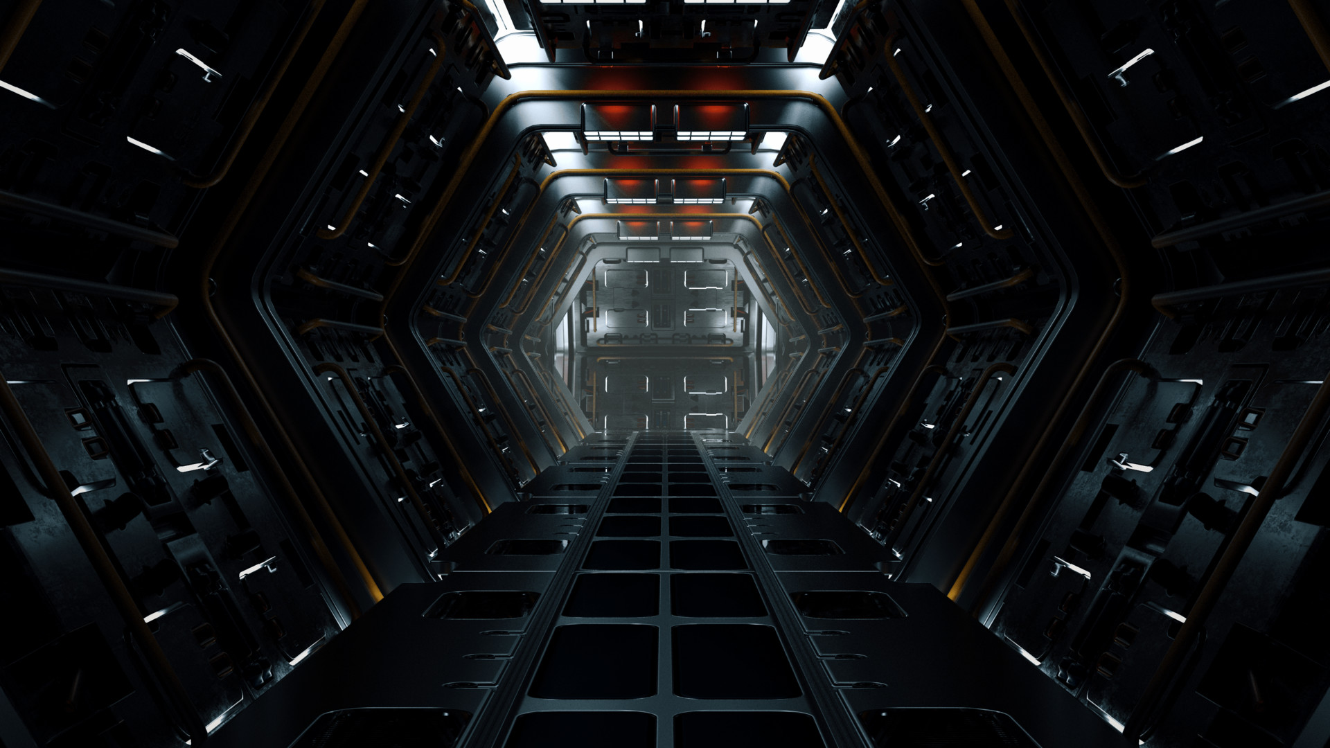 ArtStation - Tutorial Sci-Fi corridor