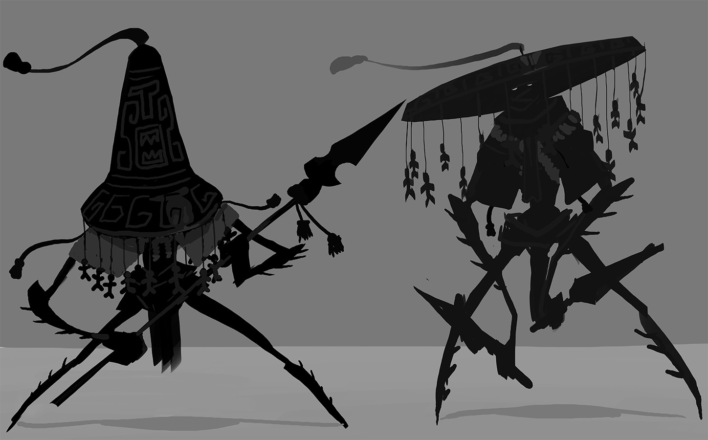 I changed their weapons, I really like them (≧ω≦)