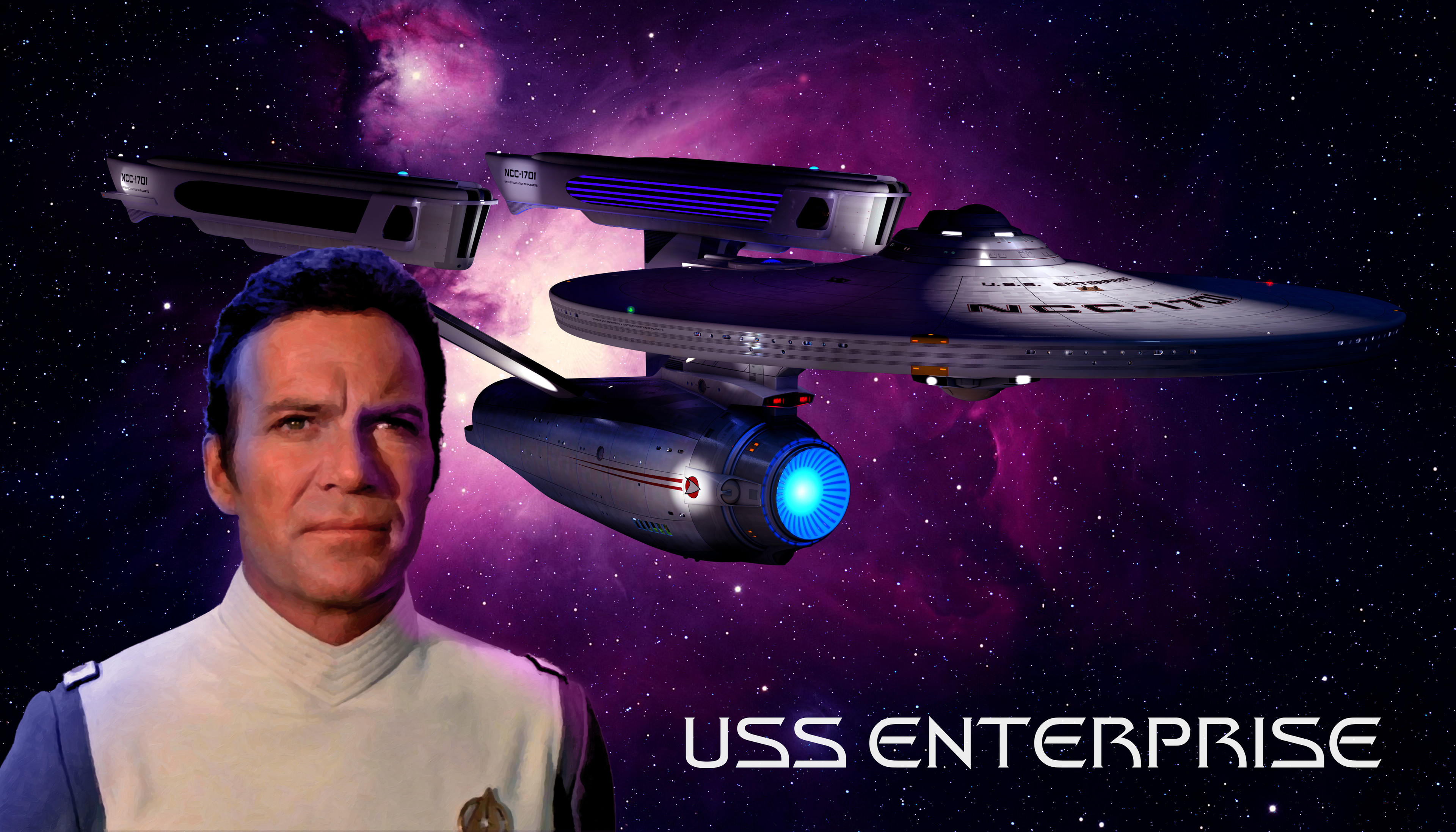"They gave her back to me, Scotty." 

USS Enterprise Refit NCC-1701. Enterprise Model by Al Dinelt (Tralfaz). Conversion to Cinema 4D by Dale Jackson. Lighting, material corrections/conversions, rendering and composition by Dale Jackson. 