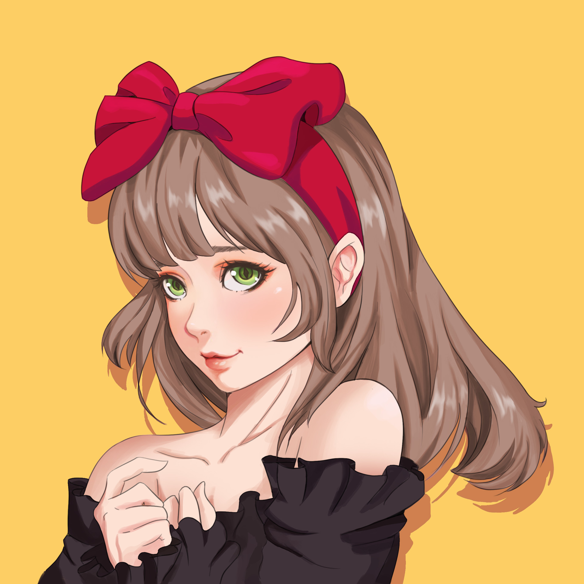 Artstation Semi Realistic Kiki Portrait Quyen Phung Alice