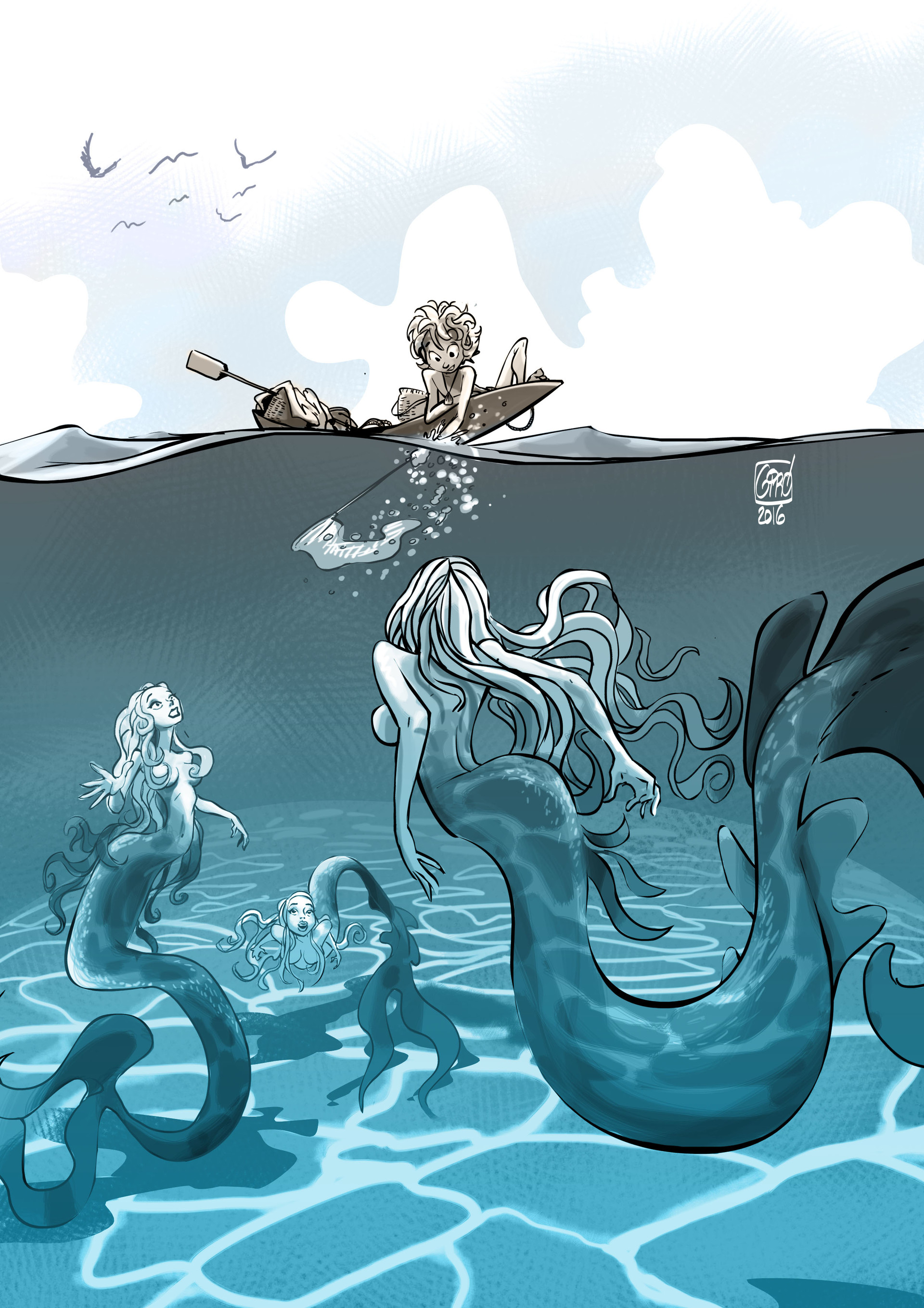 Artstation Mermaids Josep Giro Torrens