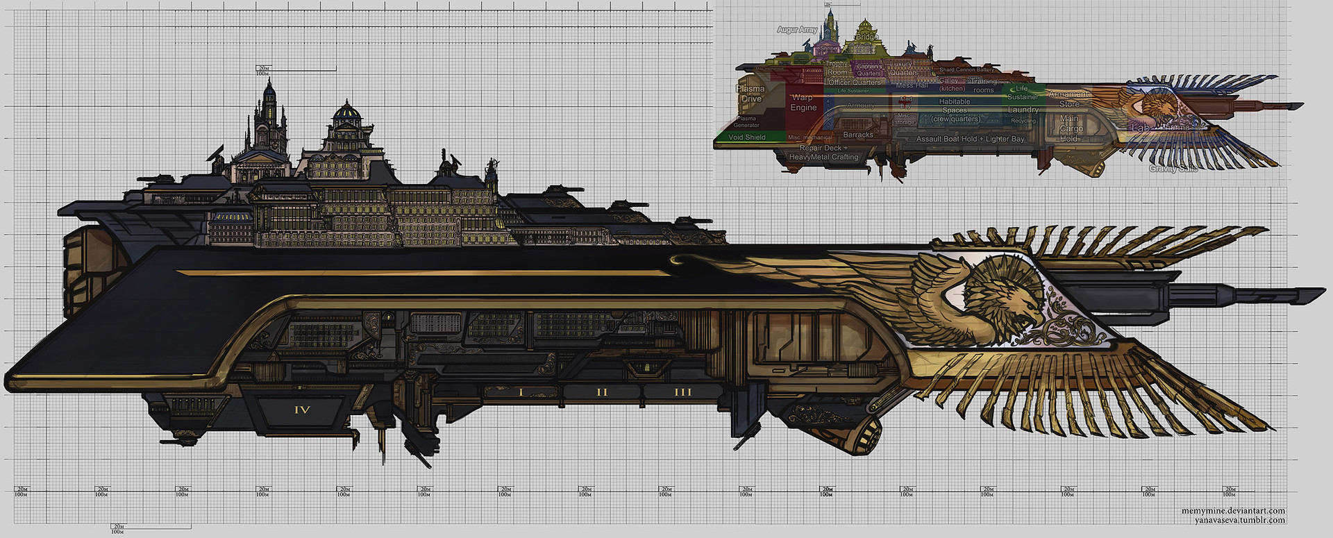 artstation-fancy-voidship-warhammer-40k