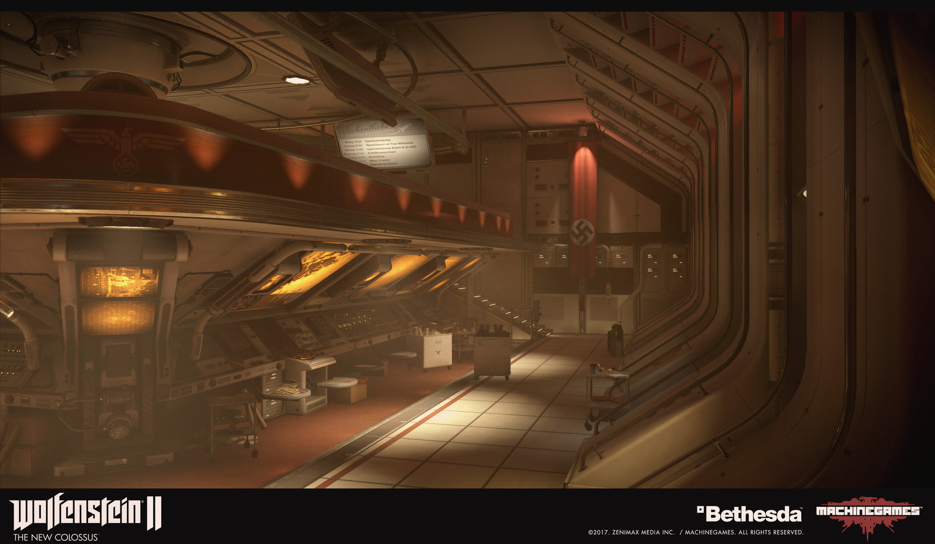 Artstation Wolfenstein 2 The New Colossus Venus Aerostat Daniel Robson