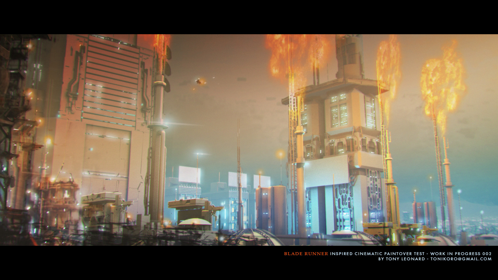 Experiment stage 4, applying a paintover to render in PSCC.