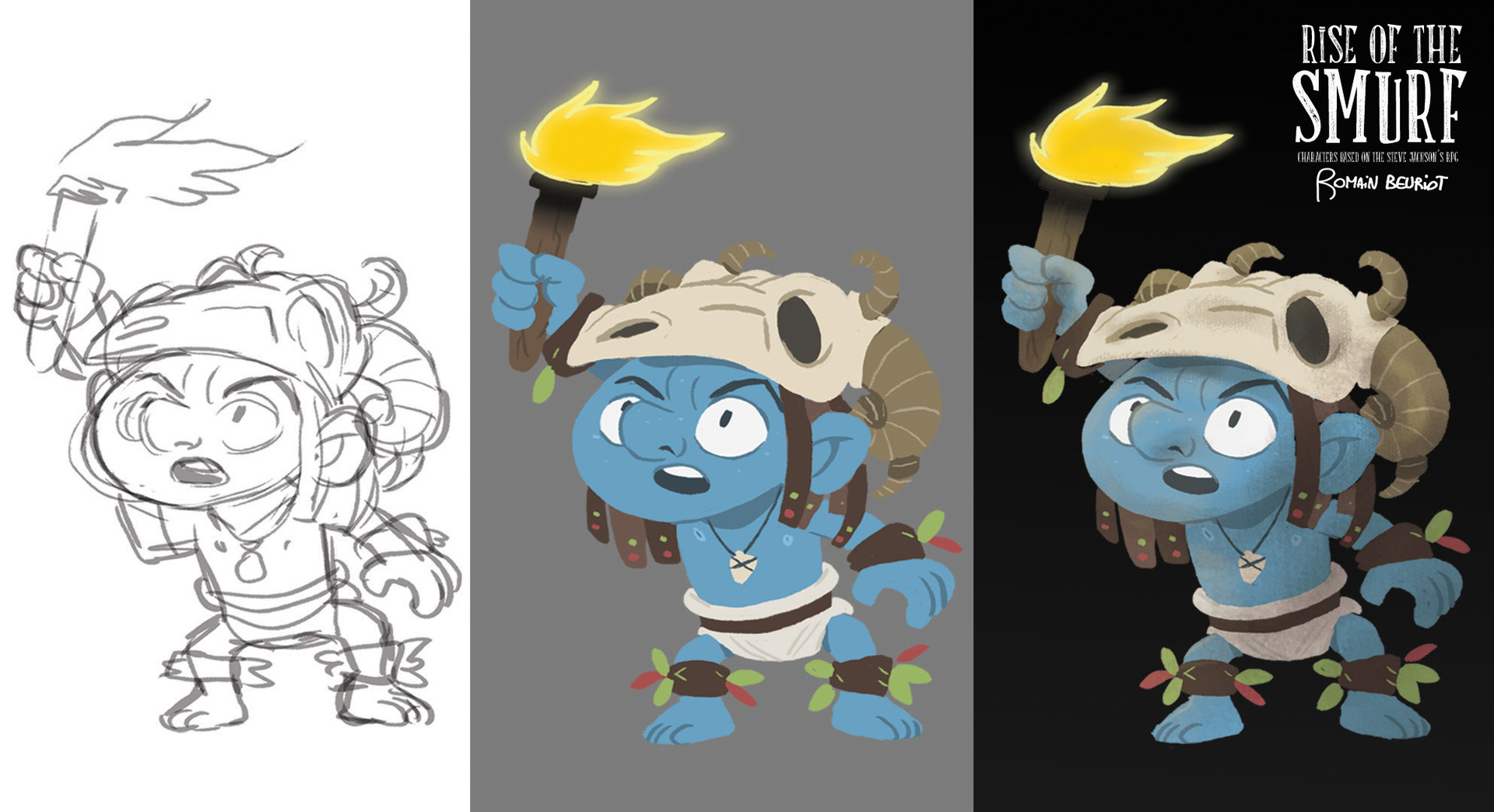 Artstation Rise Of The Smurf Romain Beuriot