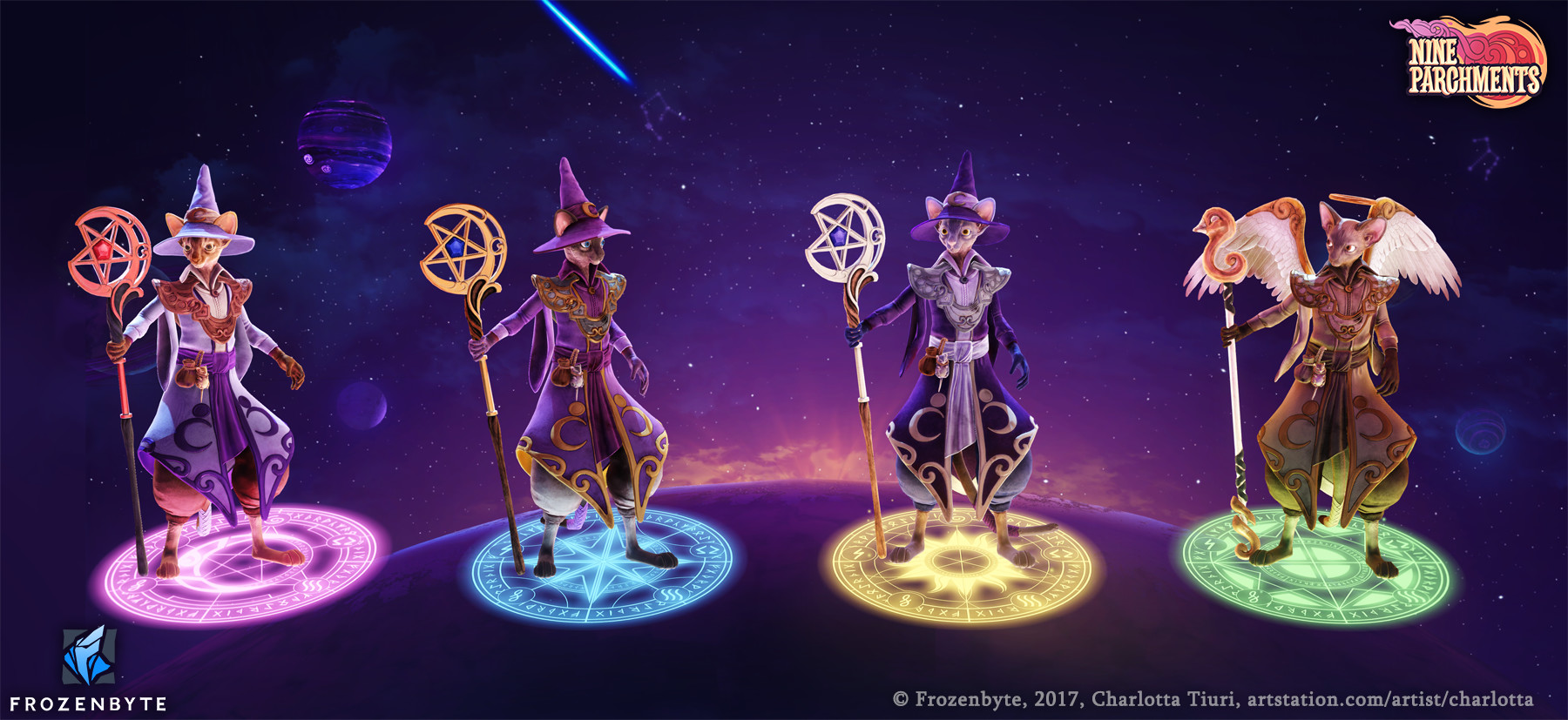 Artstation Nine Parchments Rudolfus Charlotta Tiuri
