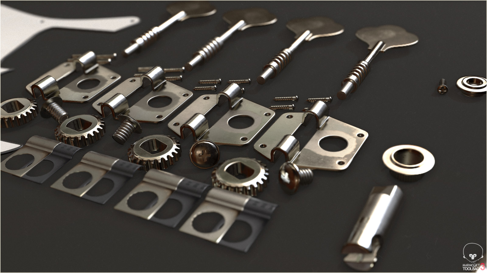 Machineheads Disassembled (Low Poly)