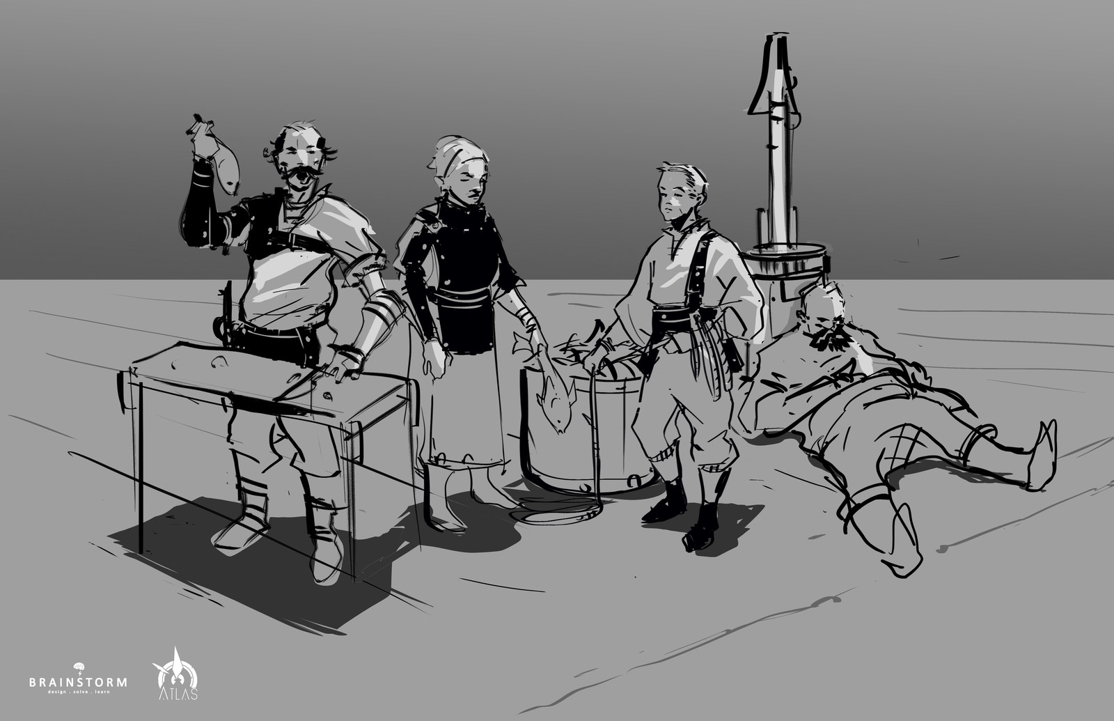 Some Mood characters.