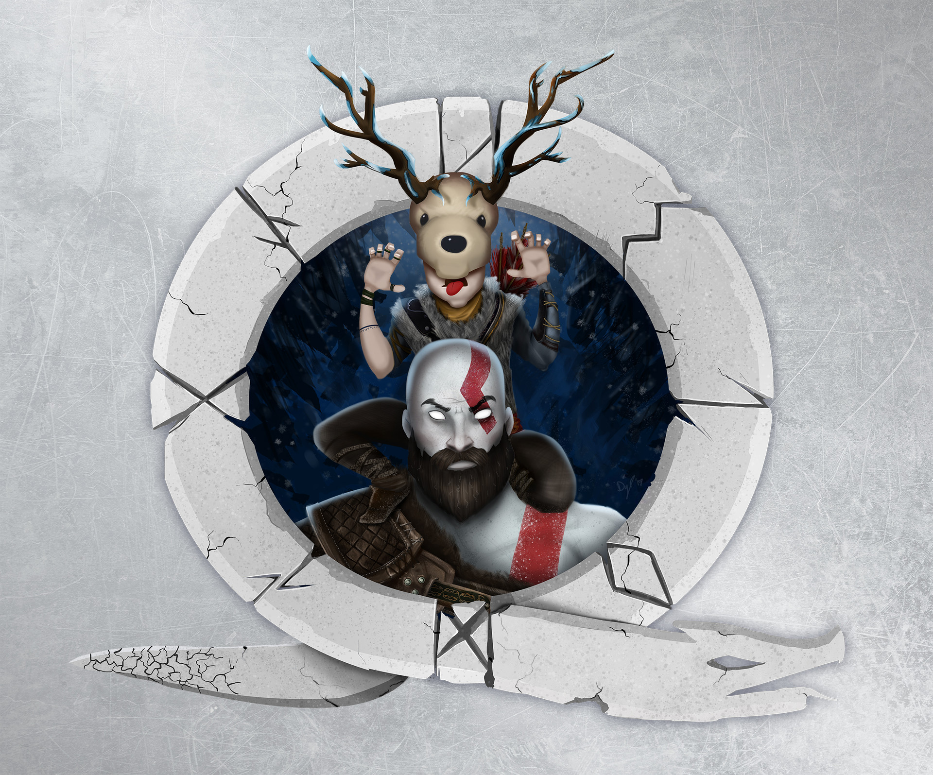 Artstation God Of War Winter In The Northlands Dylan Gabriel