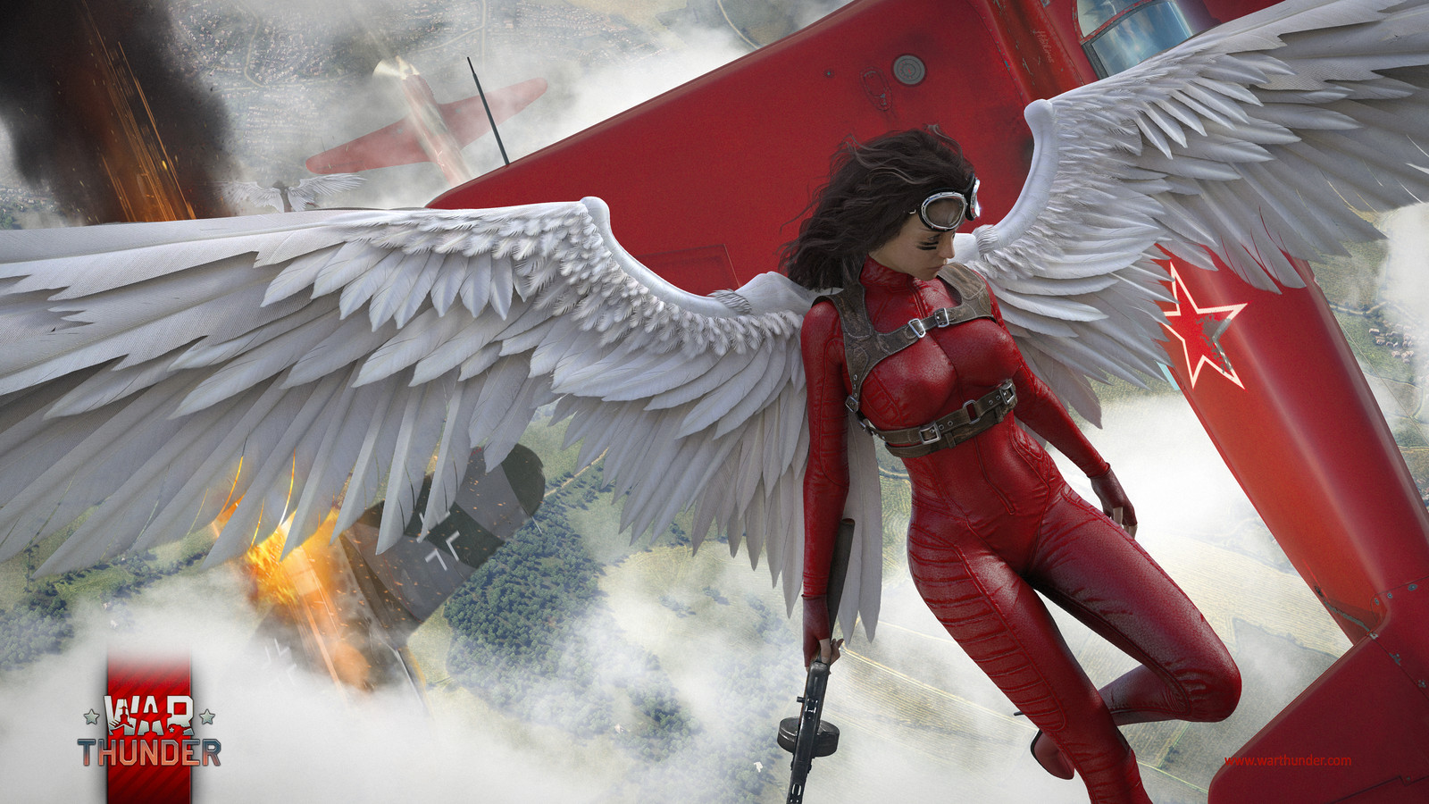 series of works "The Soul of the Airplane" angels
