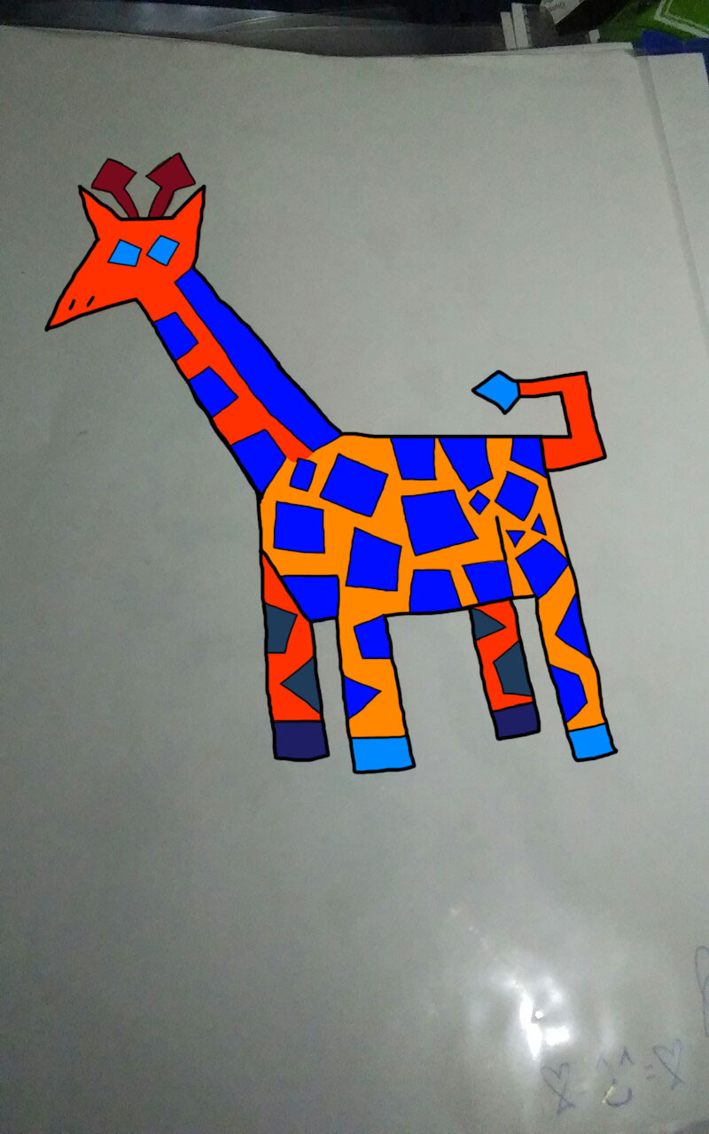 cubism giraffe jessica nagamatsu