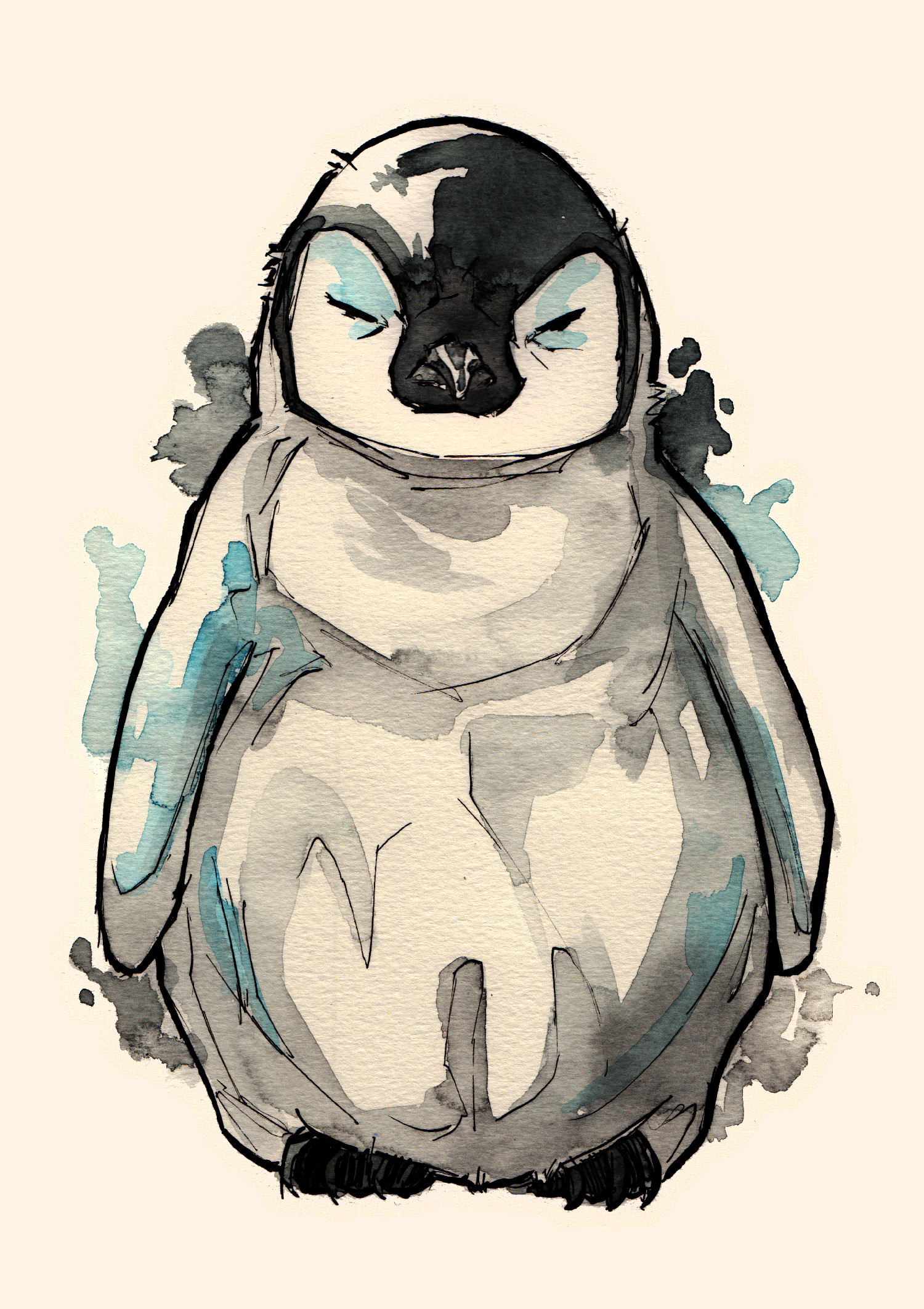 angry penguin
