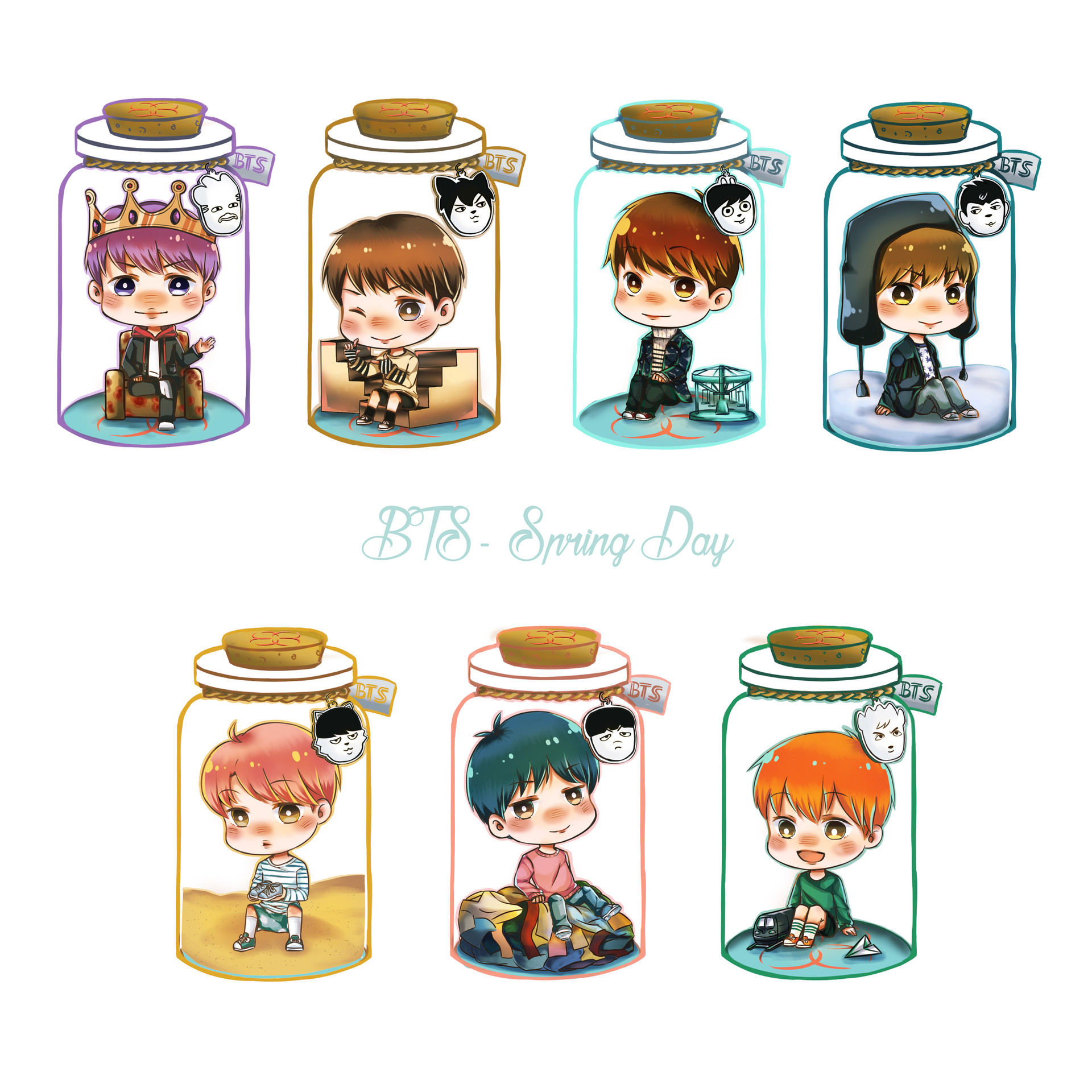 Artstation Bts Spring Day Debby Sandjaya Artstation Bts Spring Day Debby Sandjaya
