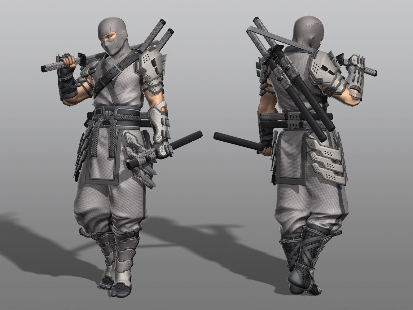 AJ Trax Armored Male Ninja