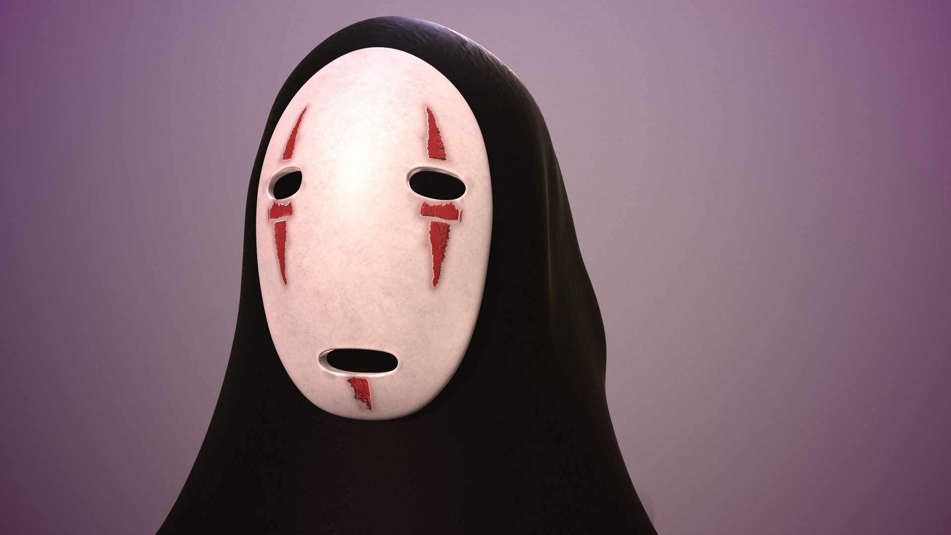 Spirited Away No Face Hd / Chihiro and her parents are moving to a small ja...
