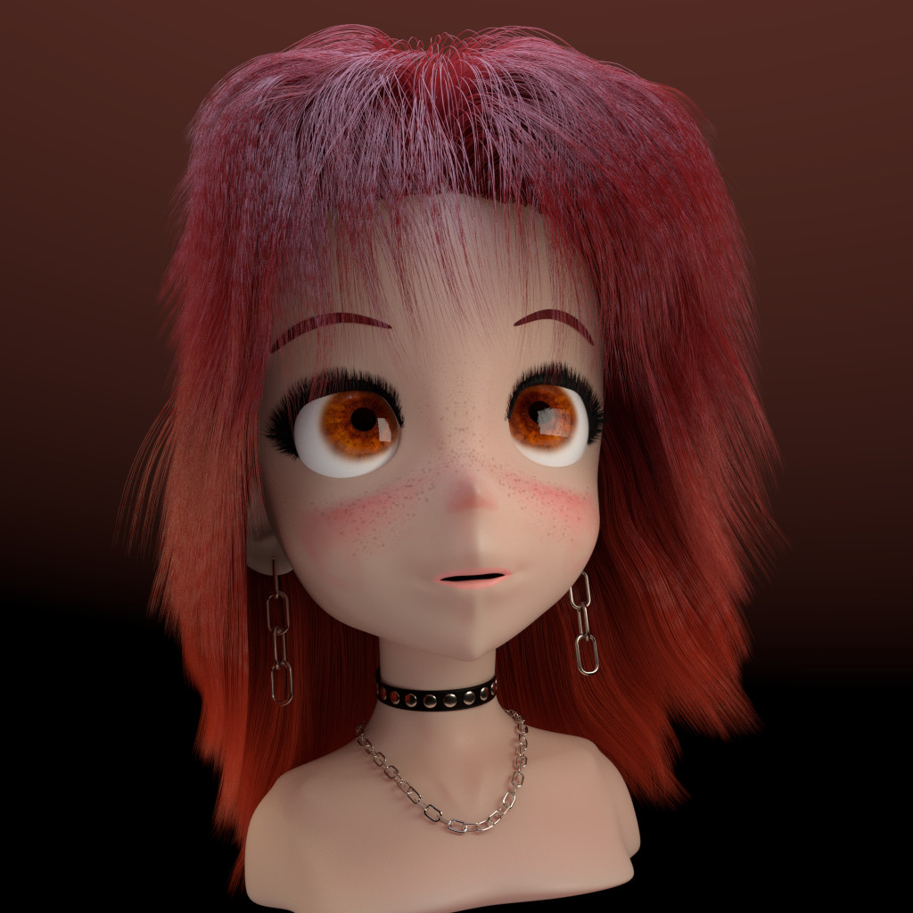 Artstation Anime Girl 3d Model