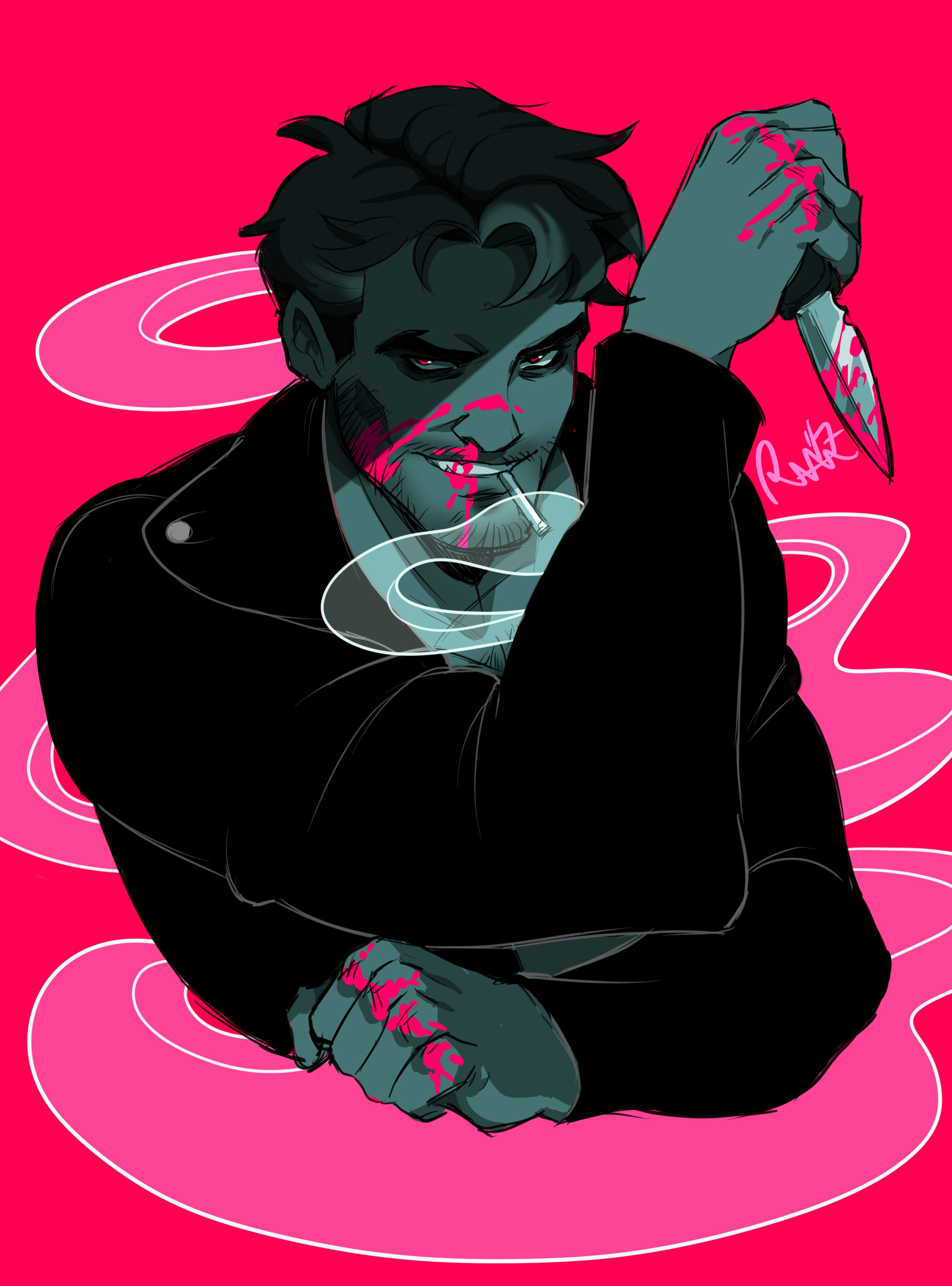 Artstation Robert Small Dream Daddy Fanart Adilene Ramirez