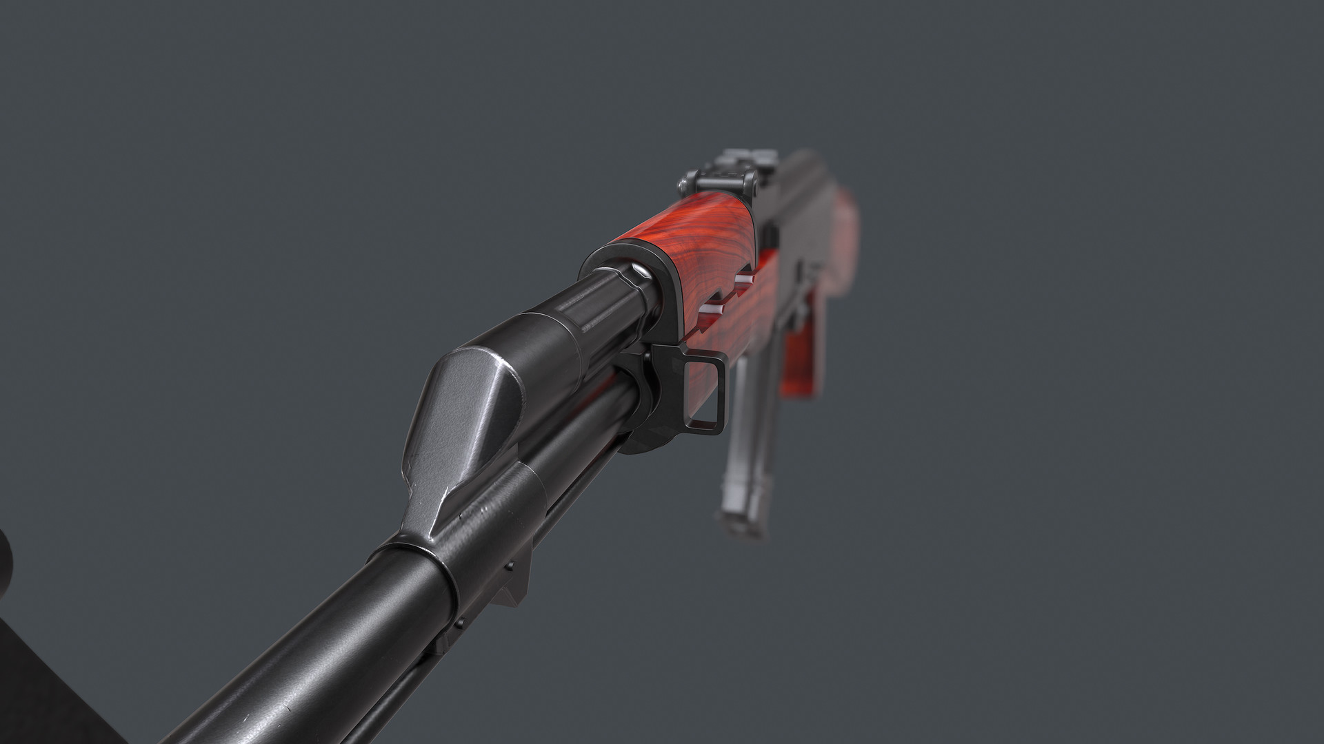 Artstation Ak 47 3d Model Saiful Islam