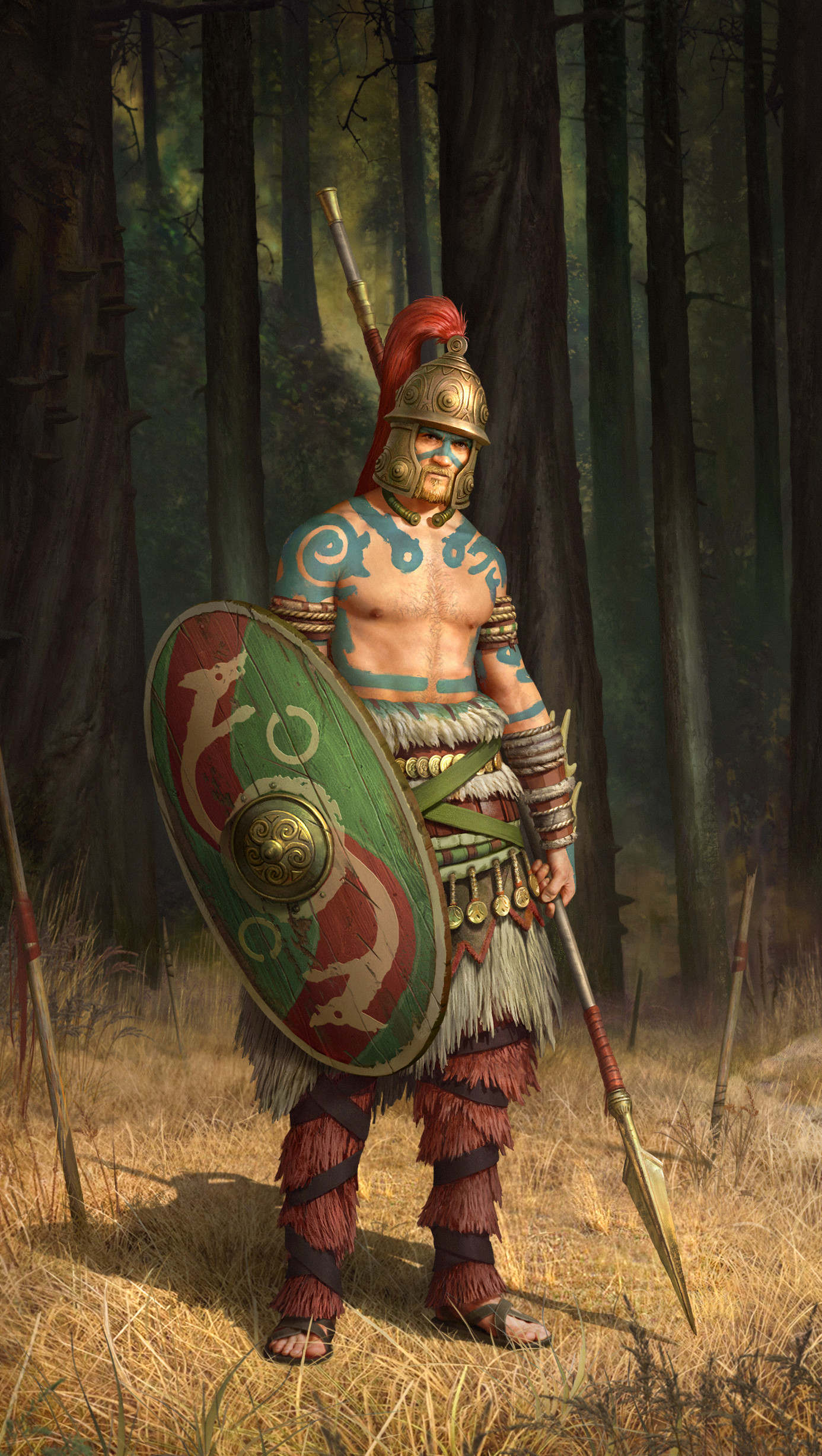 ArtStation - Celtic Warrior
