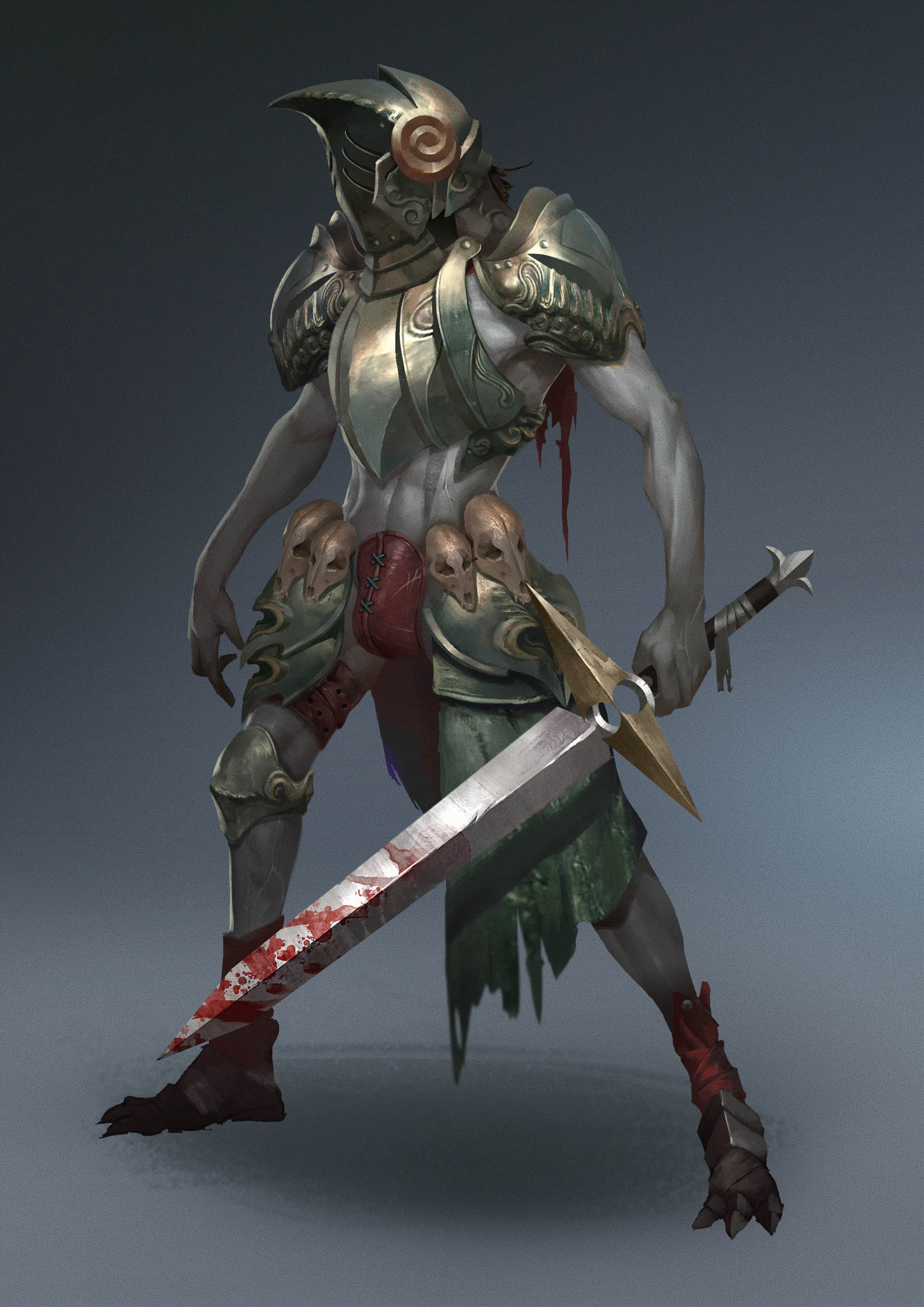 Jieming Huang 日常练习人形怪物