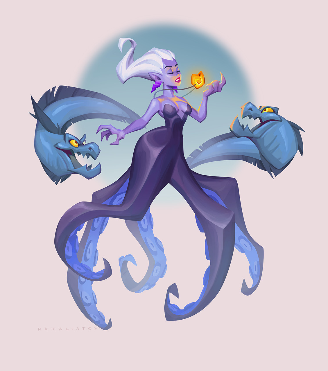 Artstation Ursula Fan Art Natalia Tsy