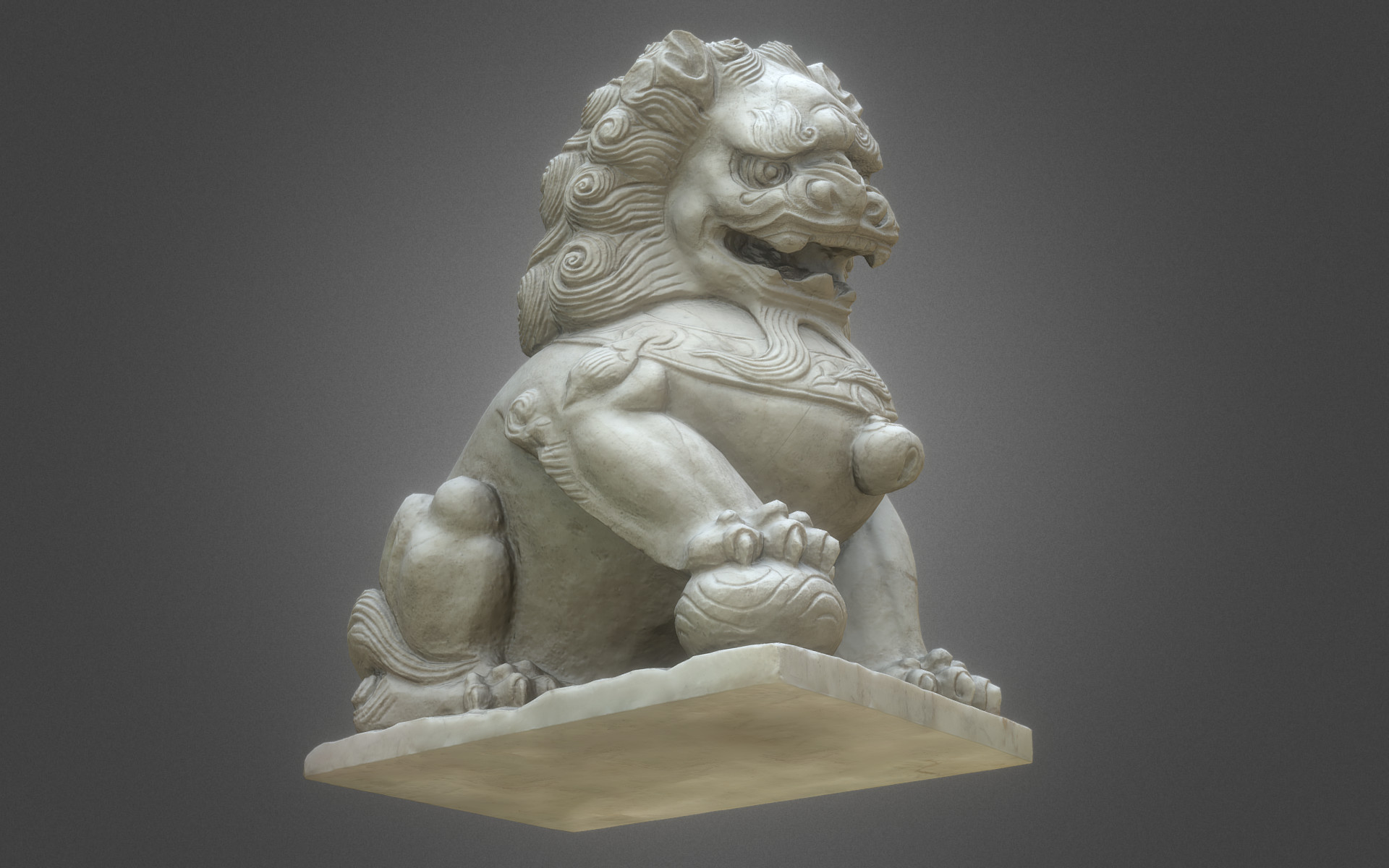 Artstation Chinese Guardian Lion Foo Dog Vlad Kuzmin